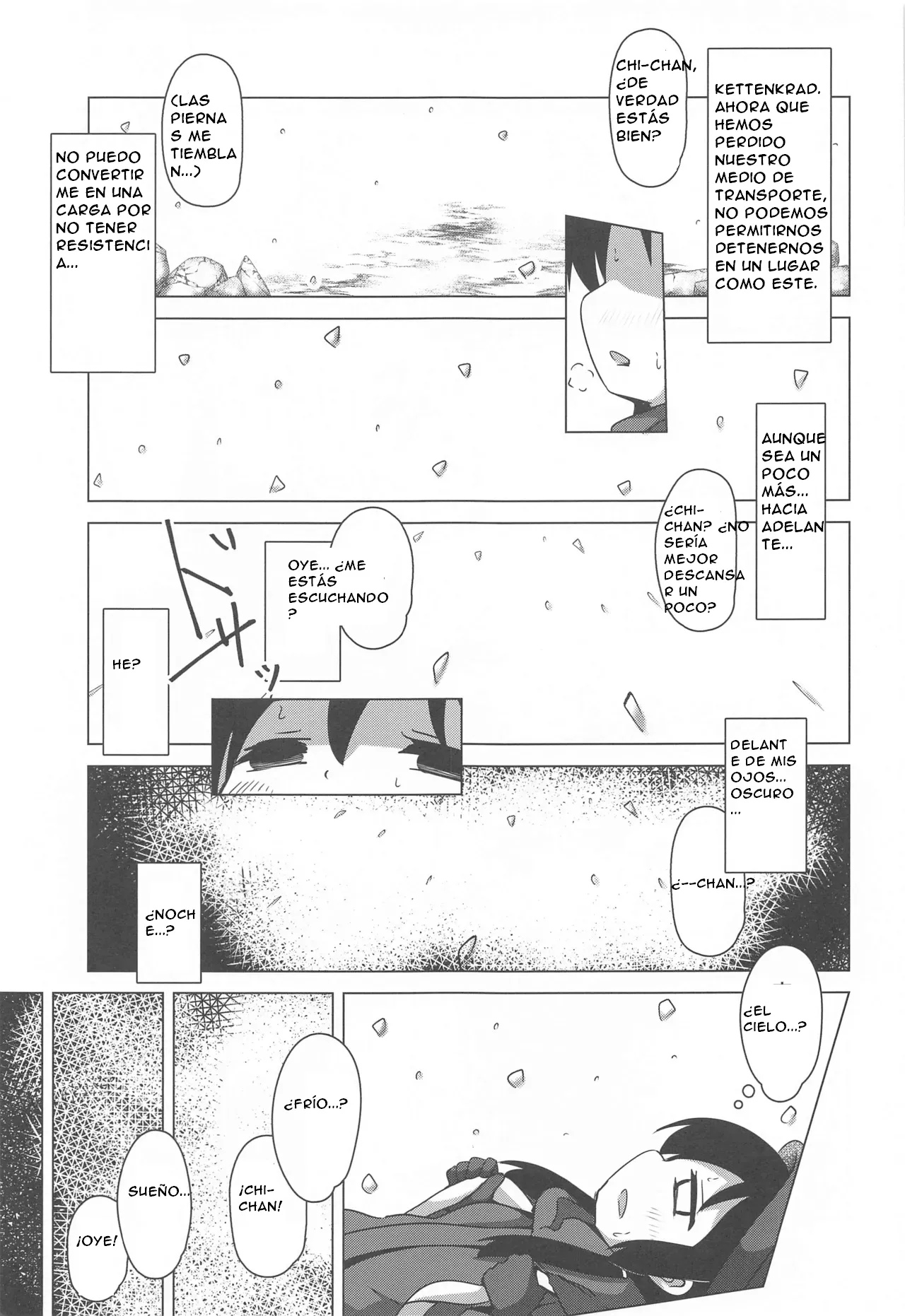 (C93) [Gokakukansuu (Tokunaga)] Endless Journey (Shoujo Shuumatsu Ryokou) [Spanish] [CristoferDeLosAndes] imagen número 9