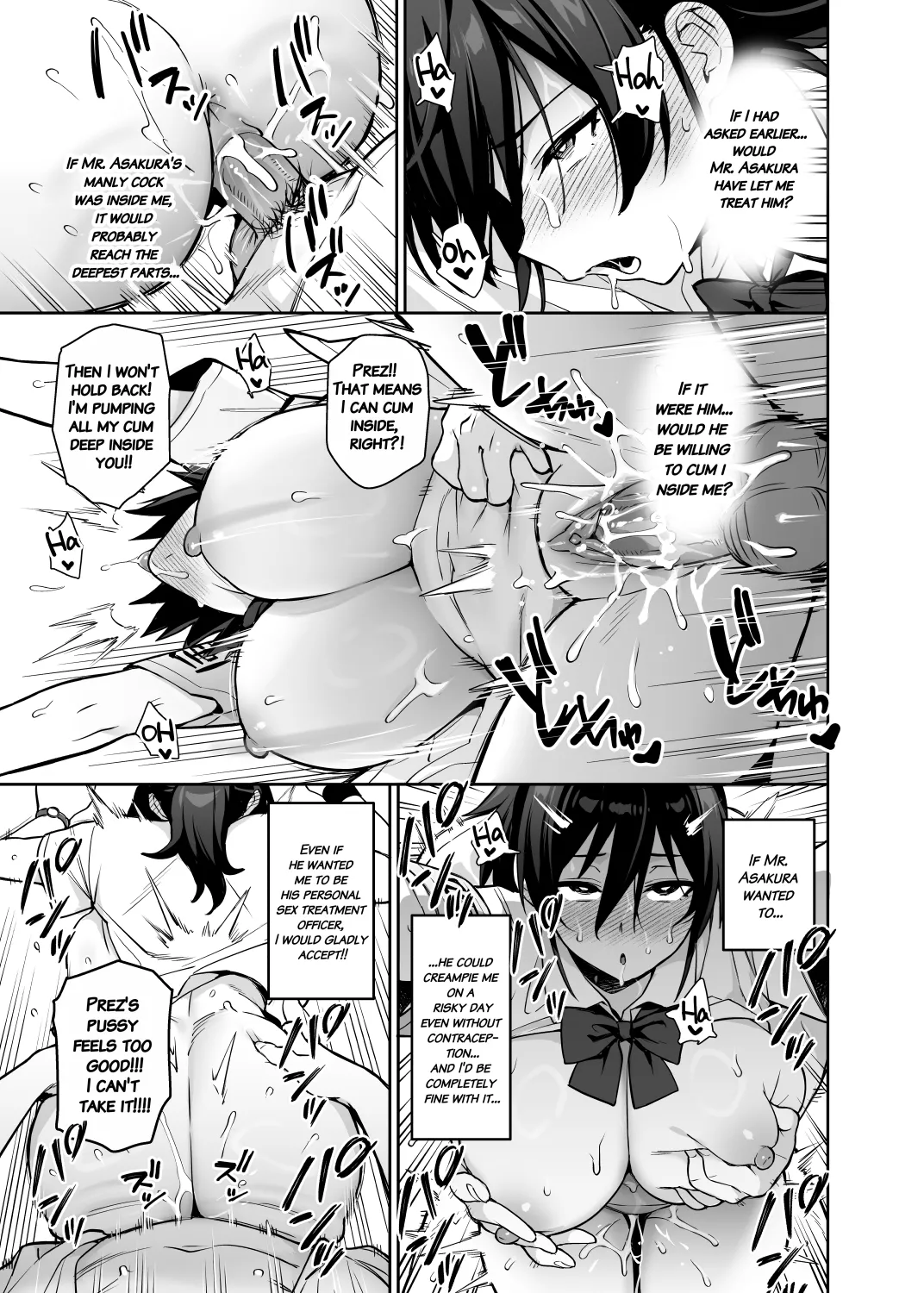 [TRY&Hougen Futari Shakai (TRY Hougen)] Atarashii Fuuki Iinchou wa Kyonyuu Sugiru Ken 3 [English] Bildnummer 23