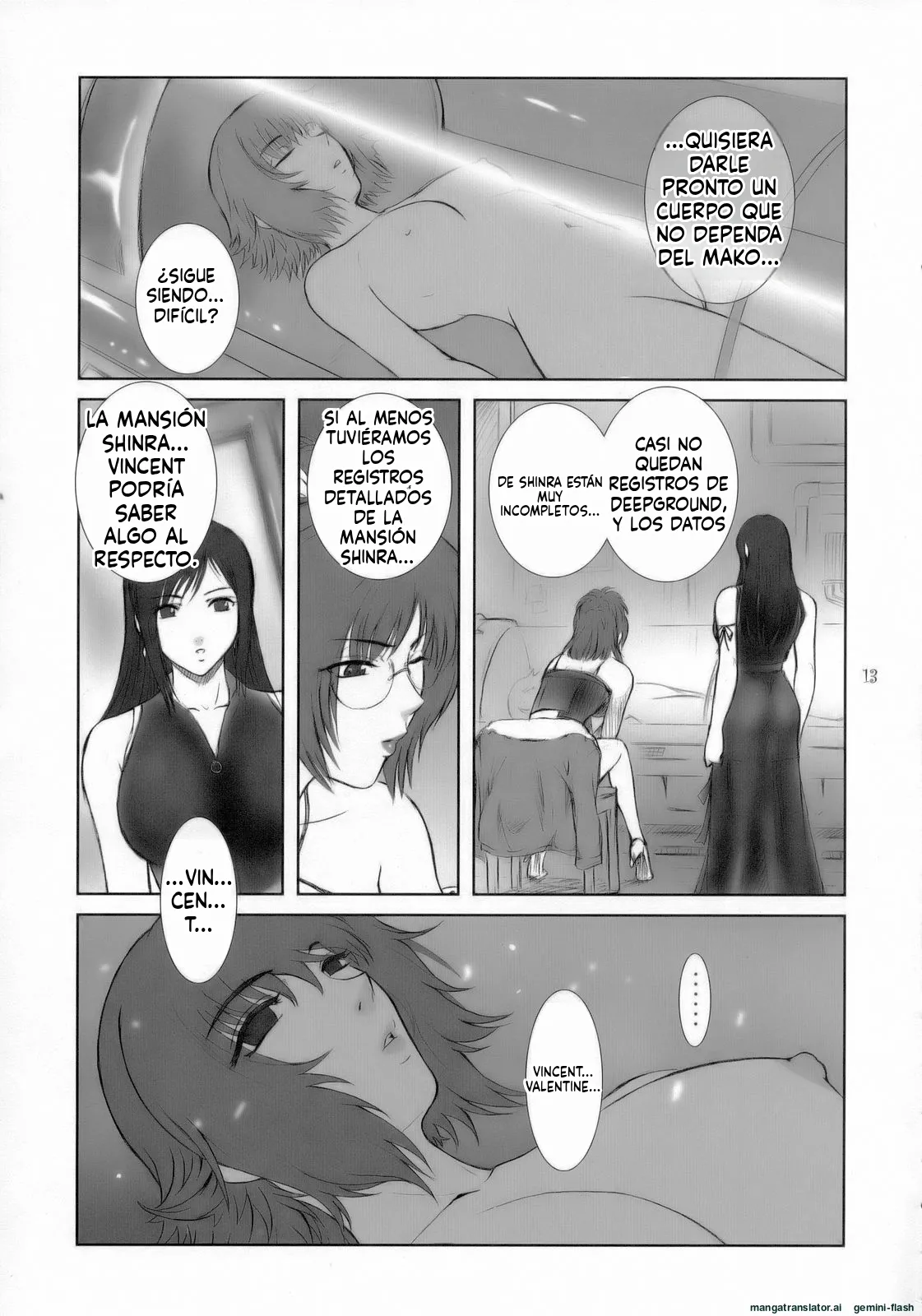 (C71) [Kokonokiya (Kokonoki Nao)] Lucrecia I (Final Fantasy VII: Dirge of Cerberus) [Spanish] [MTL] 12eme image