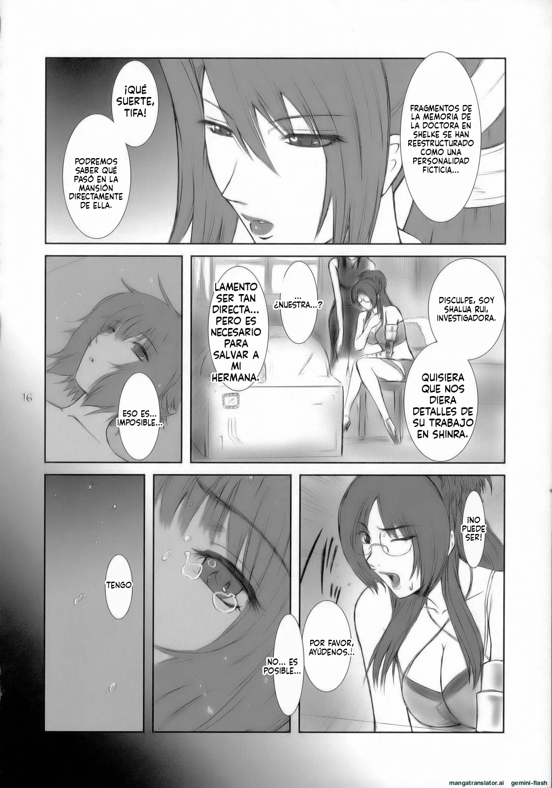 (C71) [Kokonokiya (Kokonoki Nao)] Lucrecia I (Final Fantasy VII: Dirge of Cerberus) [Spanish] [MTL] 15eme image