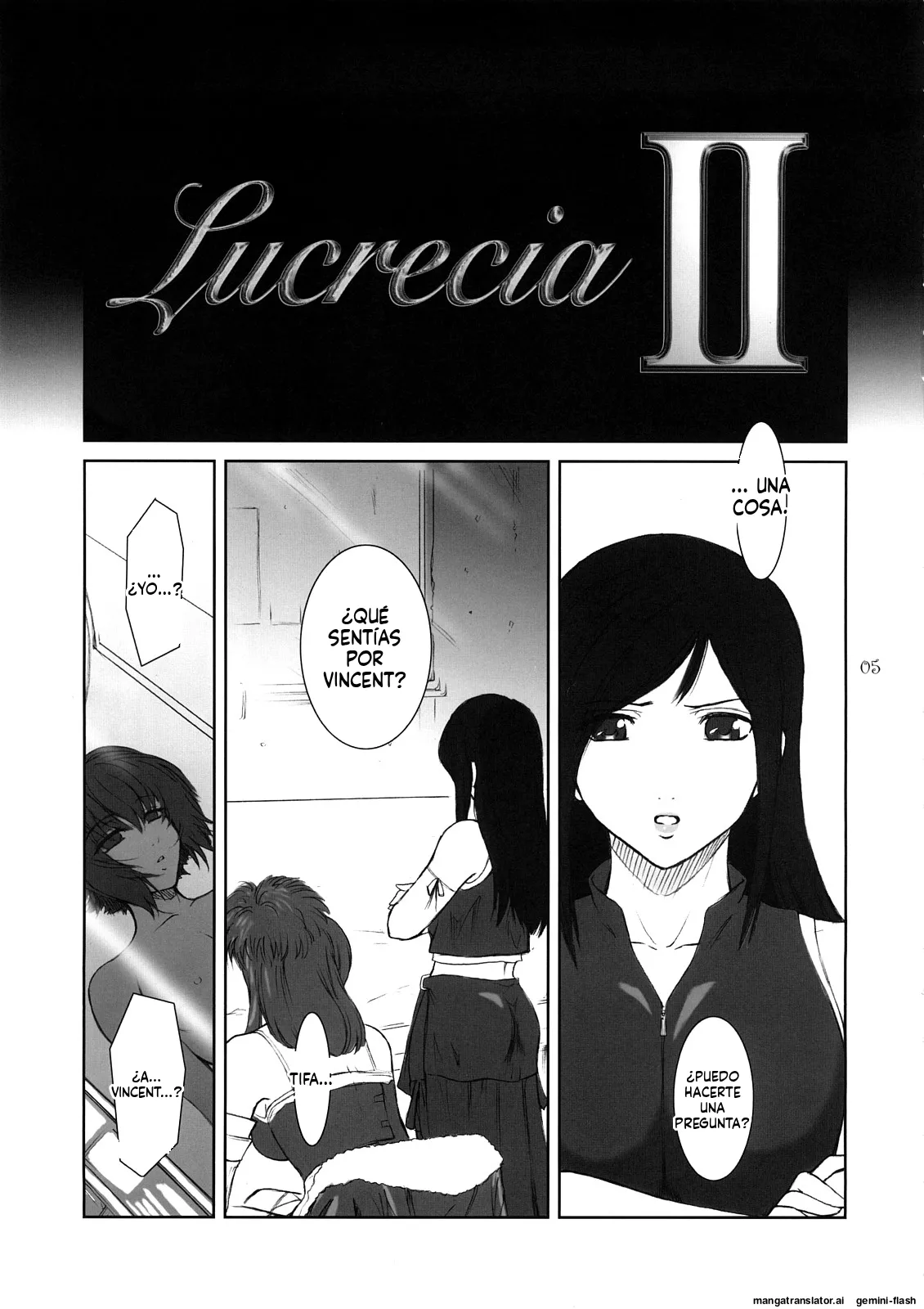 (C73) [Kokonokiya (Kokonoki Nao)] Lucrecia II (Final Fantasy VII: Dirge of Cerberus) [Spanish] [MTL] изображение № 4