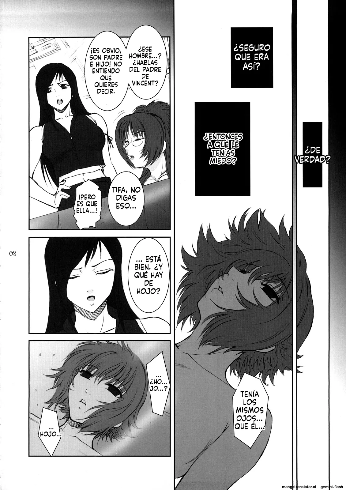 (C73) [Kokonokiya (Kokonoki Nao)] Lucrecia II (Final Fantasy VII: Dirge of Cerberus) [Spanish] [MTL] изображение № 7