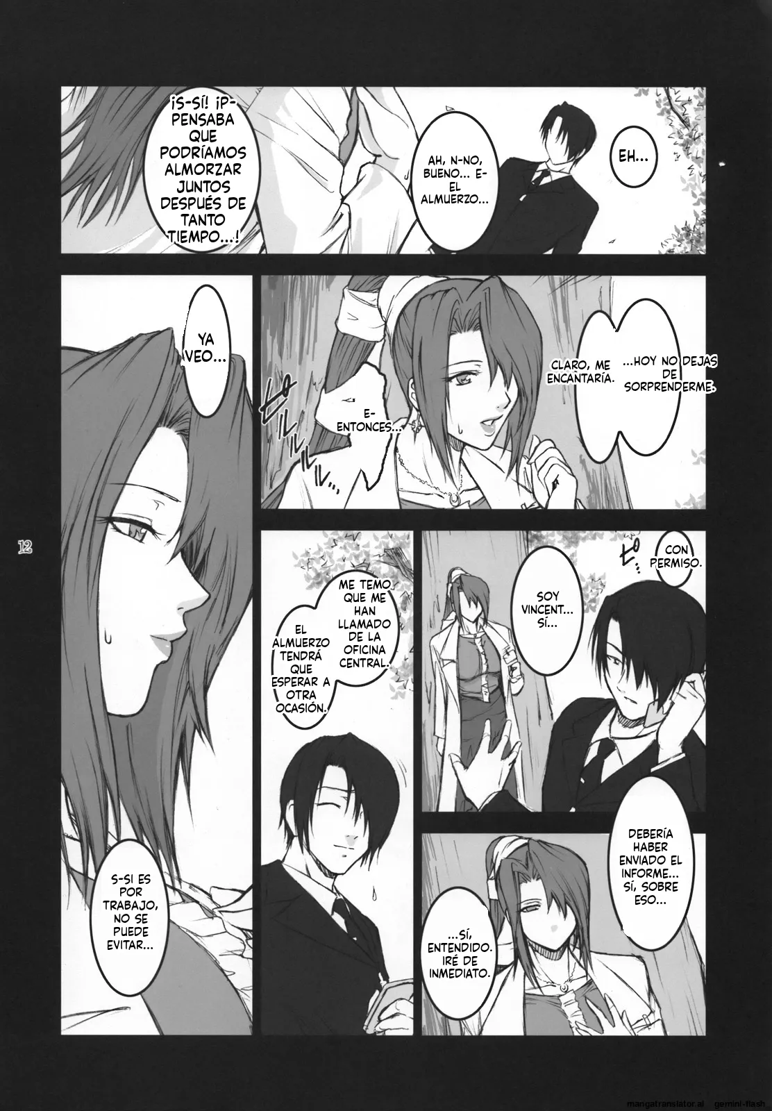 (C74) [Kokonokiya (Kokonoki Nao)] Lucrecia III (Final Fantasy VII: Dirge of Cerberus) [Spanish] [MTL] imagen número 11