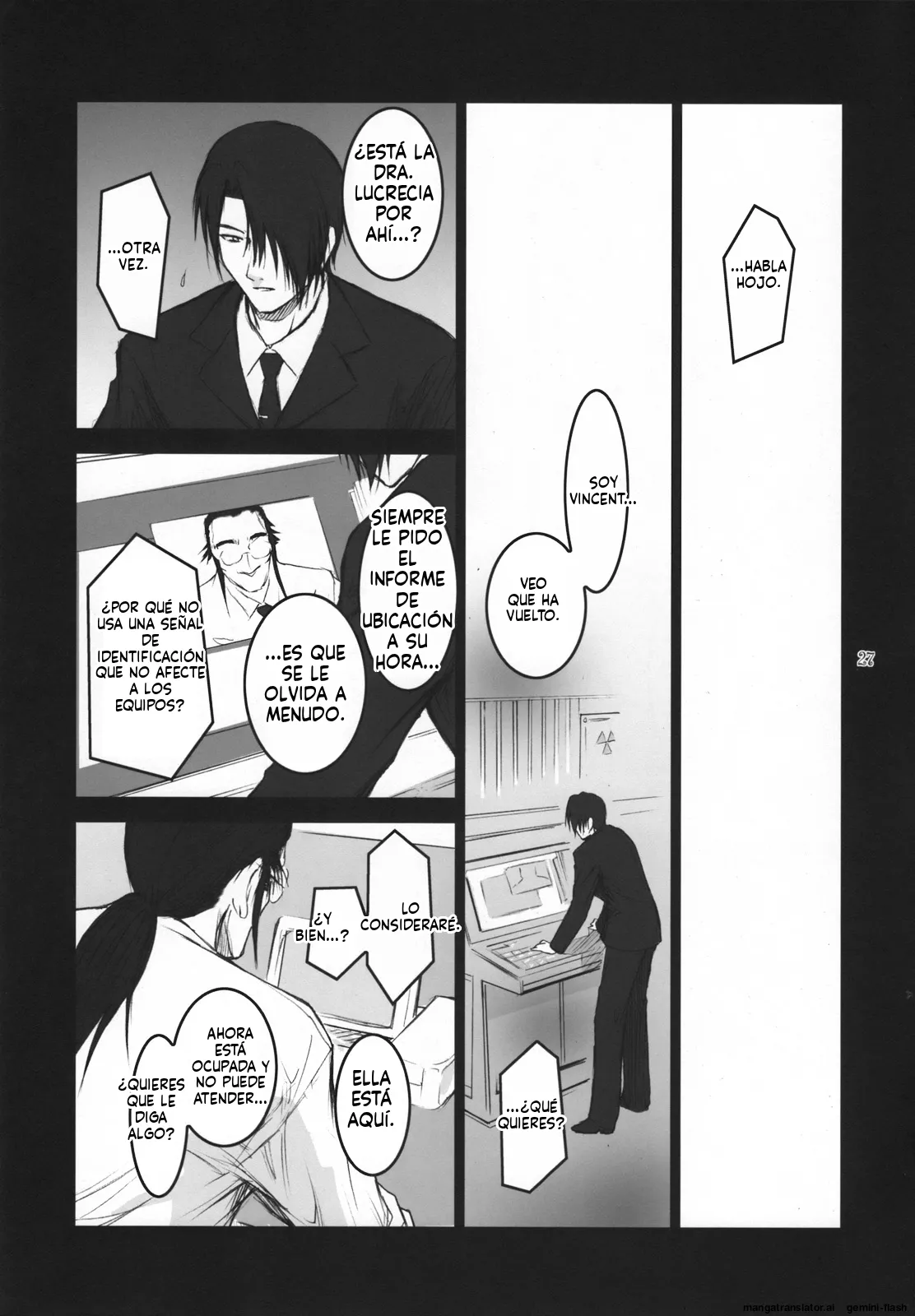 (C74) [Kokonokiya (Kokonoki Nao)] Lucrecia III (Final Fantasy VII: Dirge of Cerberus) [Spanish] [MTL] imagen número 26