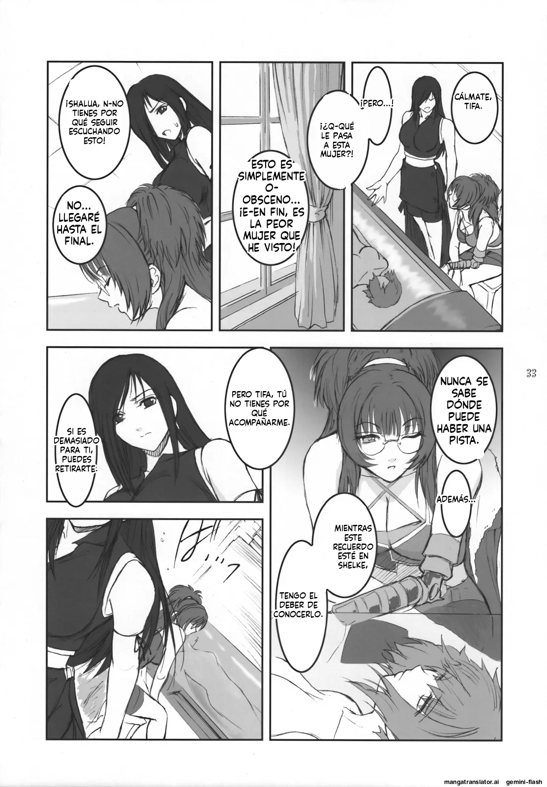 (C74) [Kokonokiya (Kokonoki Nao)] Lucrecia III (Final Fantasy VII: Dirge of Cerberus) [Spanish] [MTL] imagen número 32