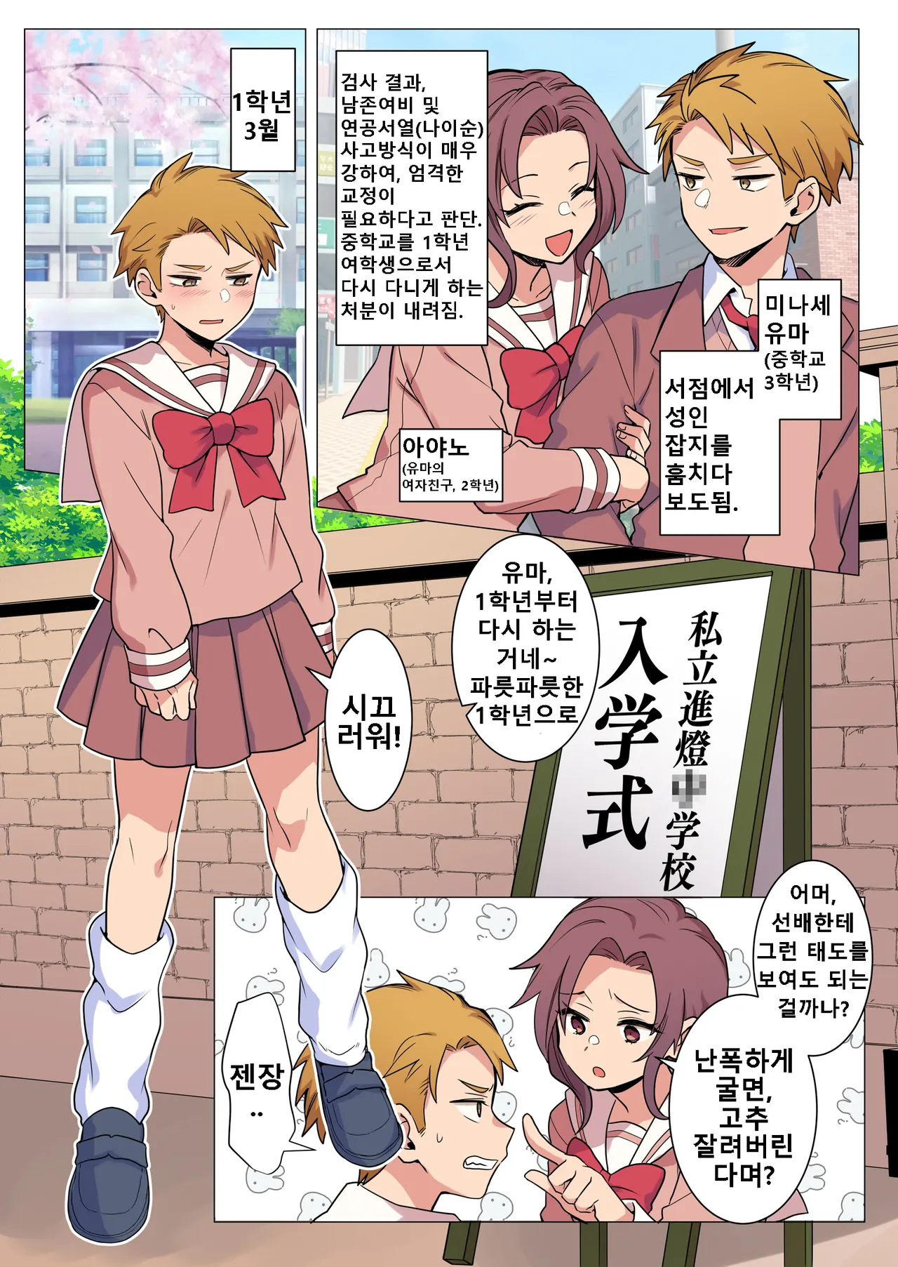 Correcting boys through crossdressing | 여장 퇴행으로 교정당하는 남자아이들 imagen número 11