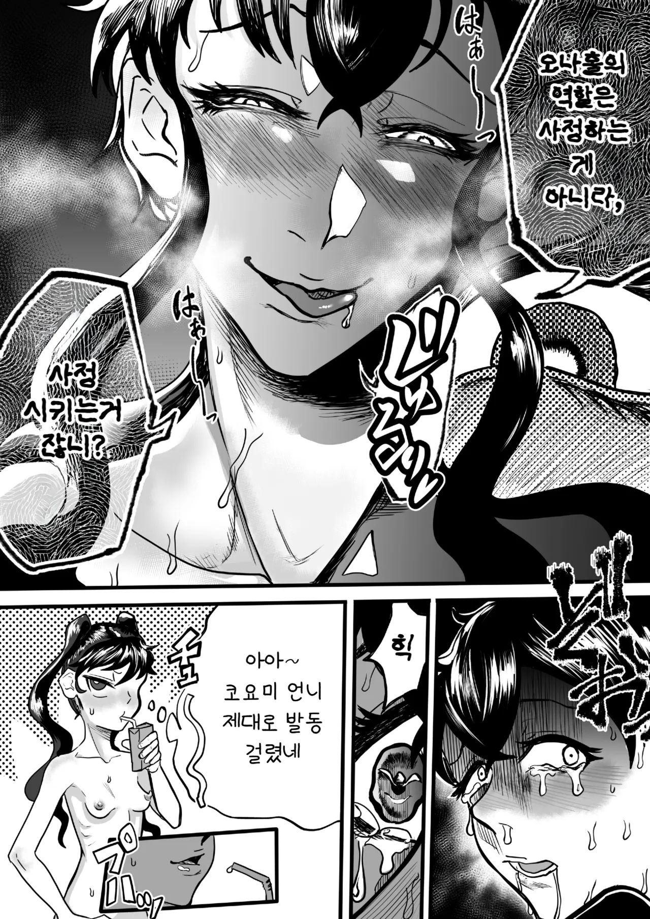 [Entaku Seisouin] Futari wa Futanari Boku to Ane to Imouto no Himitsu no Kankei  | 두 사람은 후타나리 나와 누나와 여동생의 비밀스런 관계 [Korean] [진격펀치] 图片编号 17