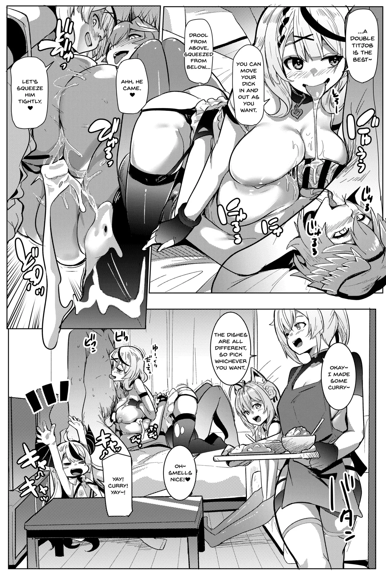 [Hitsuji Kikaku (Muneshiro)] Osucollab X (Hololive) [English] [SDTLs] [Digital] numero di immagine  56