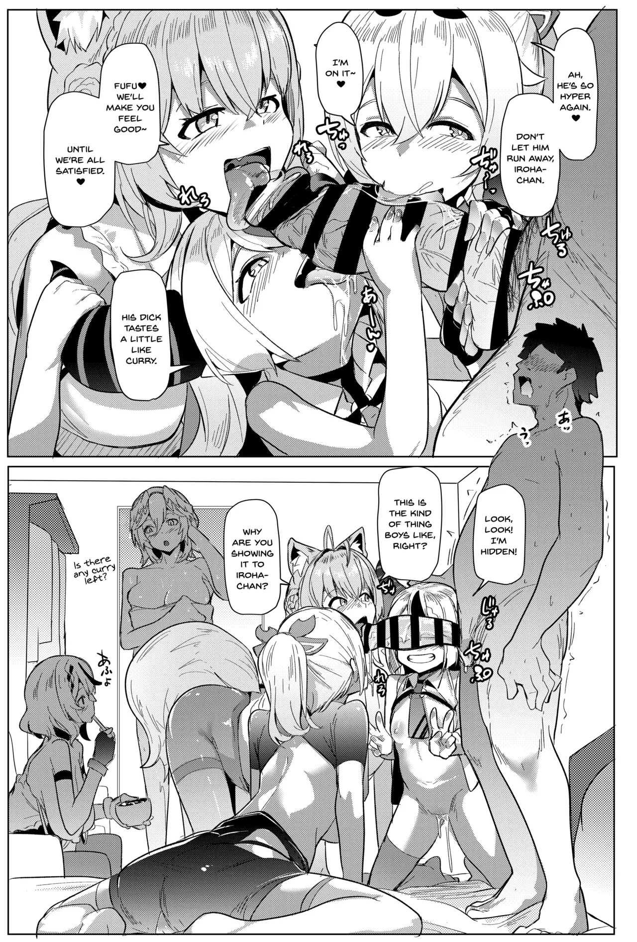 [Hitsuji Kikaku (Muneshiro)] Osucollab X (Hololive) [English] [SDTLs] [Digital] numero di immagine  57