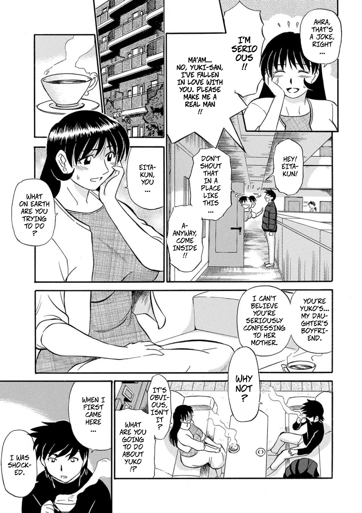 [Fujisawa Tatsurou] My Steamy Relationship With My Girlfriends Mother (Hitozuma Hamegurui Ch2) imagen número 3