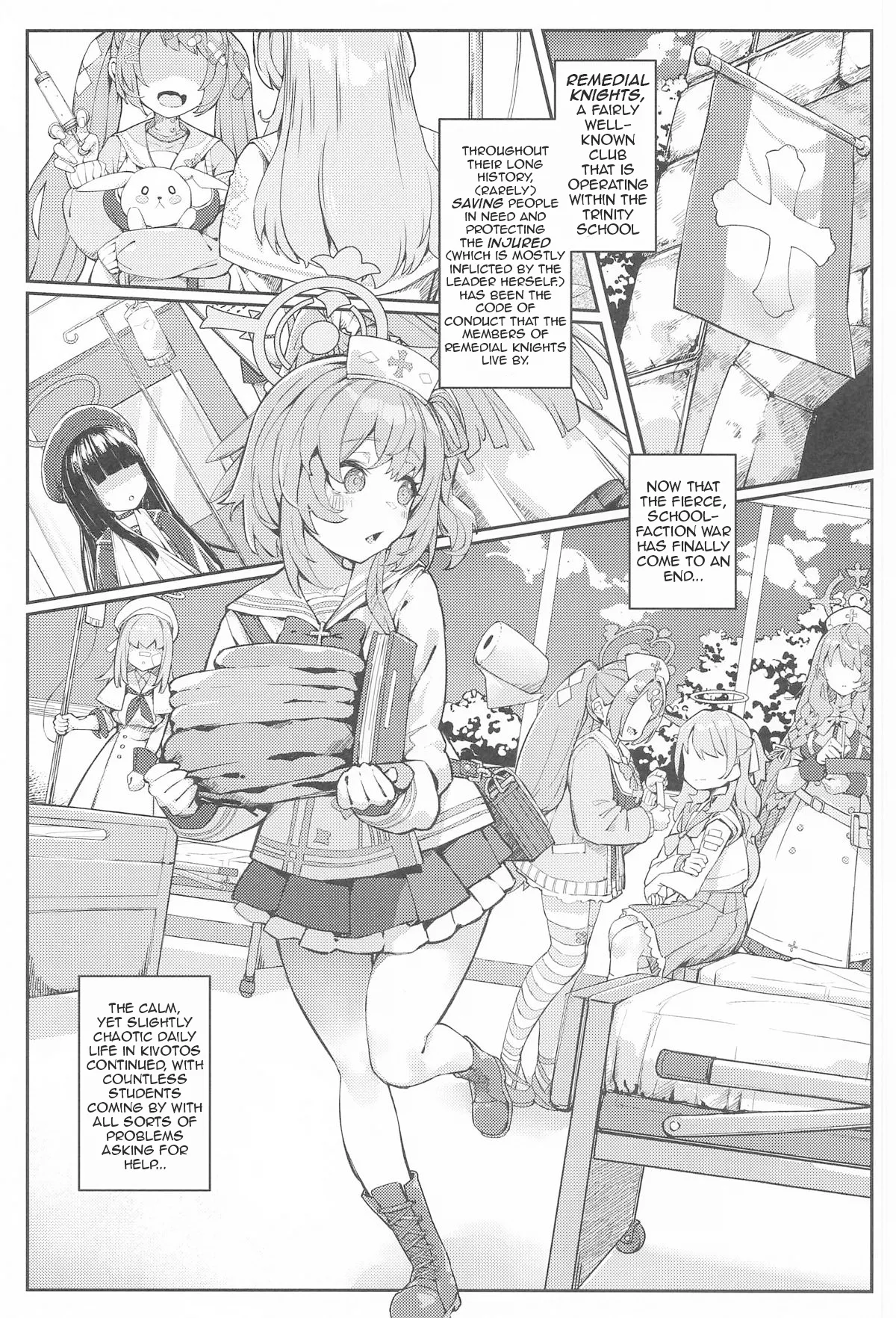 (C107) [33Gou Heya (Mitsu)] Hane no Aru Kanojo-tachi no Sanran Jijou | The Egg-Laying Circumstances of Girls with Wings (Blue Archive) [English] [DeppoTL] image number 2