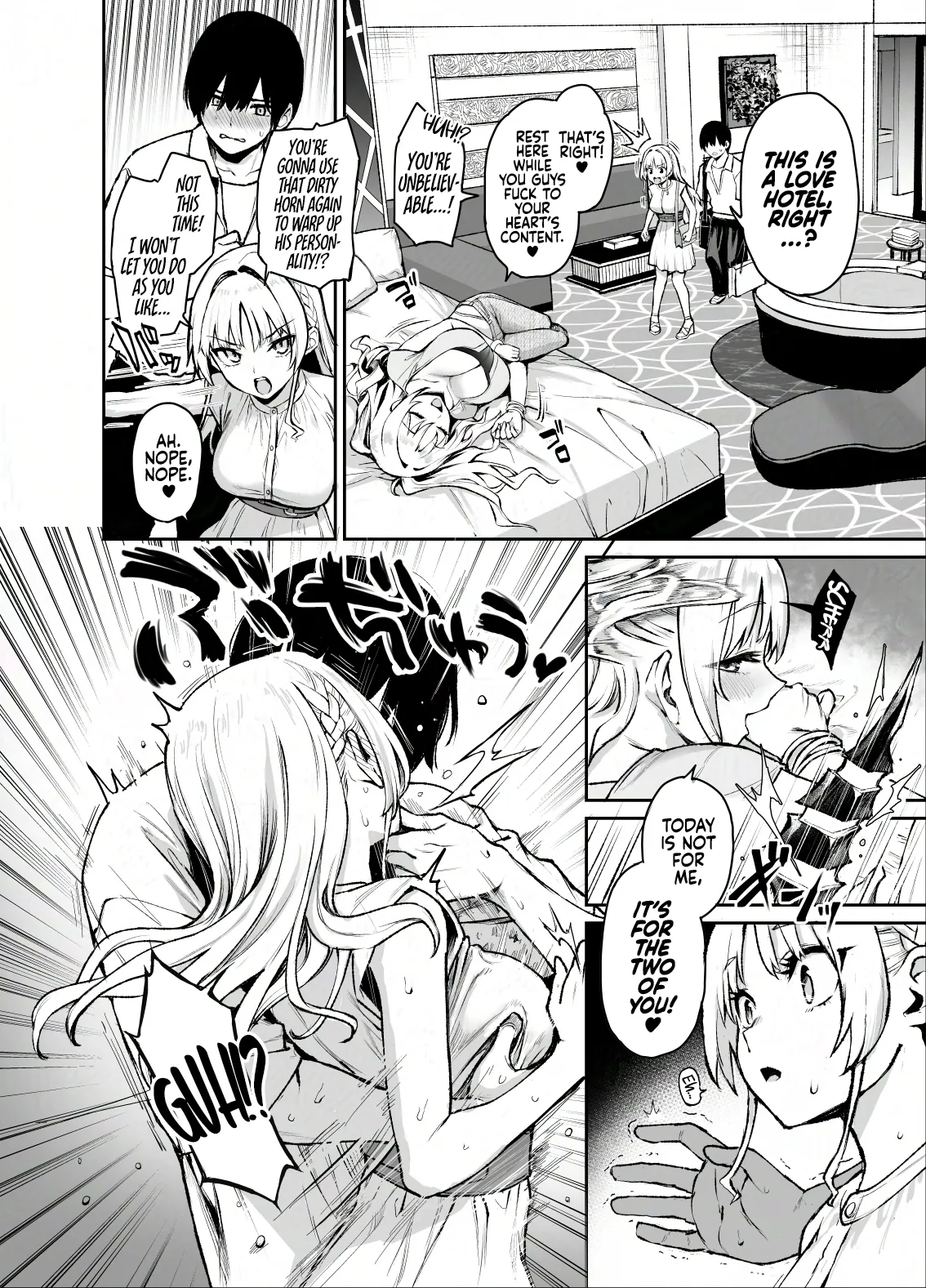 [Anmitsuyomogitei (Michiking)] Succubus Seitokai Shiko Shiko Shikkoubu 3 | Succubus Student Council Milking Club 3  [English] [Coffedrug] Bildnummer 26