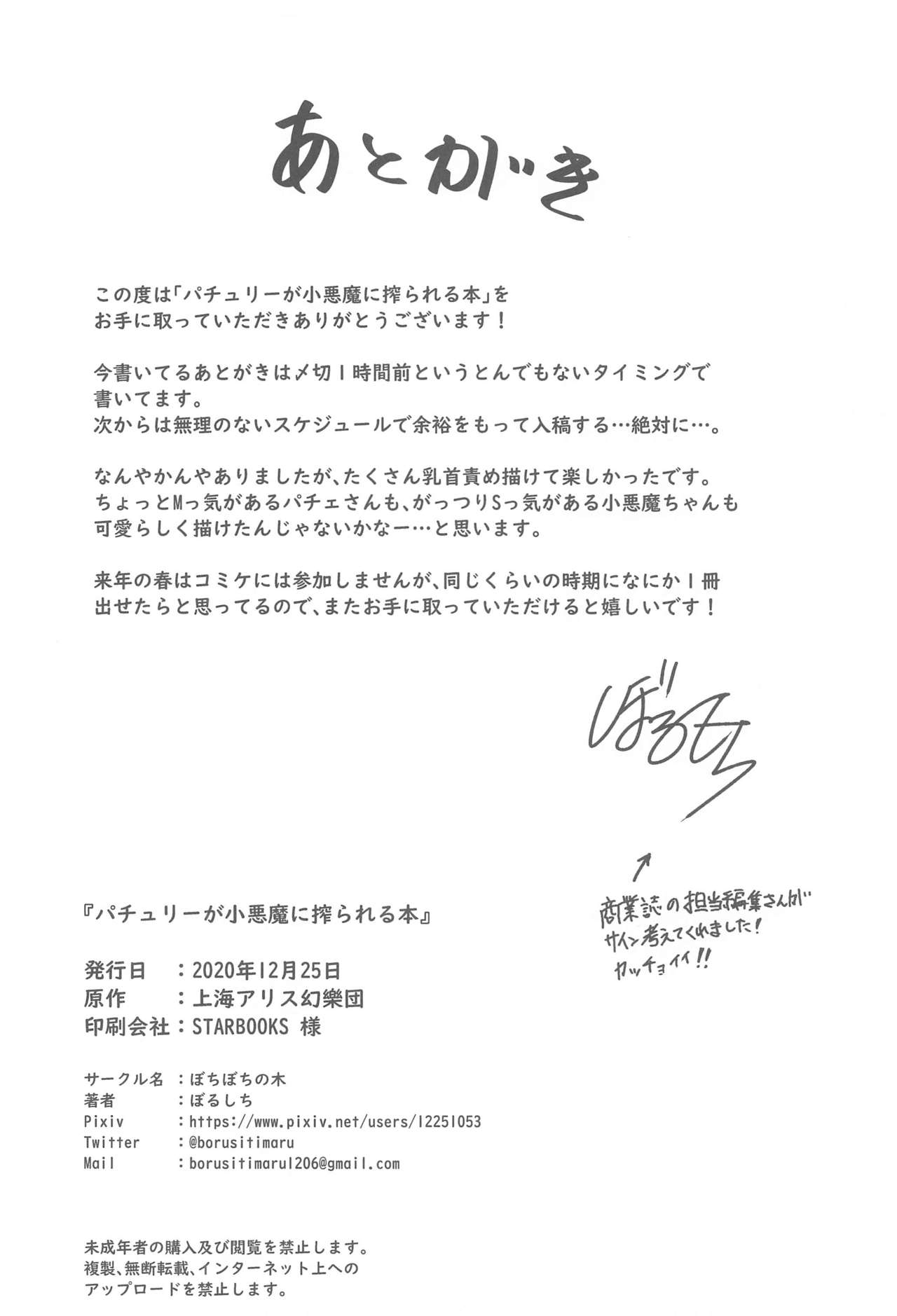 (AC2) [Bochi Bochi no Ki (Borusiti)] Patchouli ga Koakuma ni Shiborareru Hon (Touhou Project) [English] image number 25