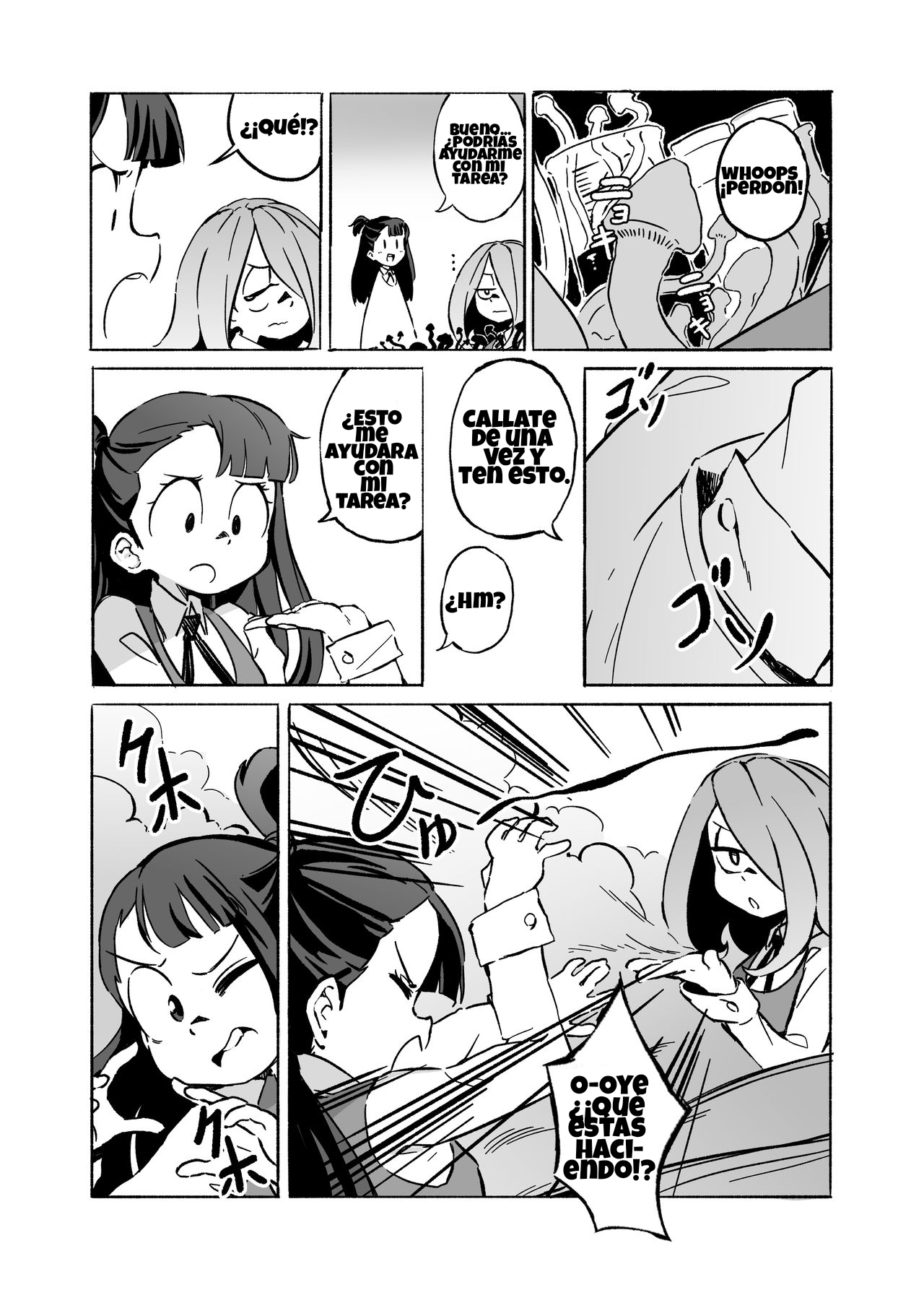 [Orenjiya (Orenji)] Mushroom Fever (Little Witch Academia) [Spanish] [CLDE] [Digital] 5eme image