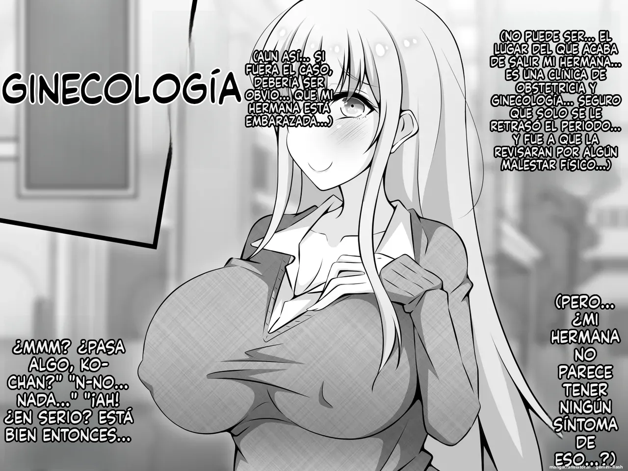 Akogare no Onee-chan ga Netorareru Kouhen Suiminkan no Ketsumatsu... Ninshin Botebara Soshite Shussan (Spanish) MTL 图片编号 19