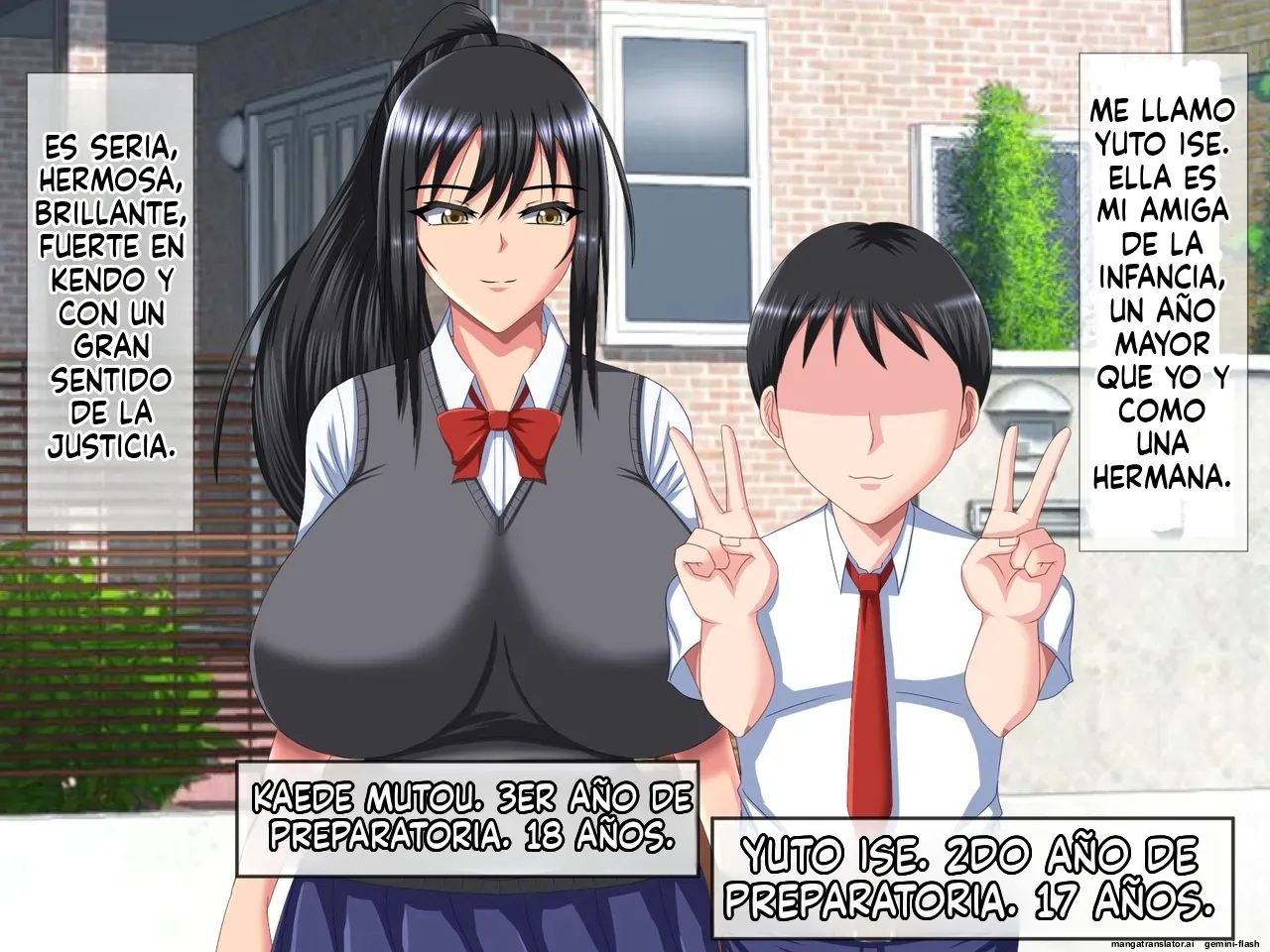 [BLACK FORCE] Daisuki na Osananajimi no Ryoujoku Netorare Video Letter | La videocarta de humillación y NTR de mi querida amiga de la infancia [Spanish] [MTL] image number 3