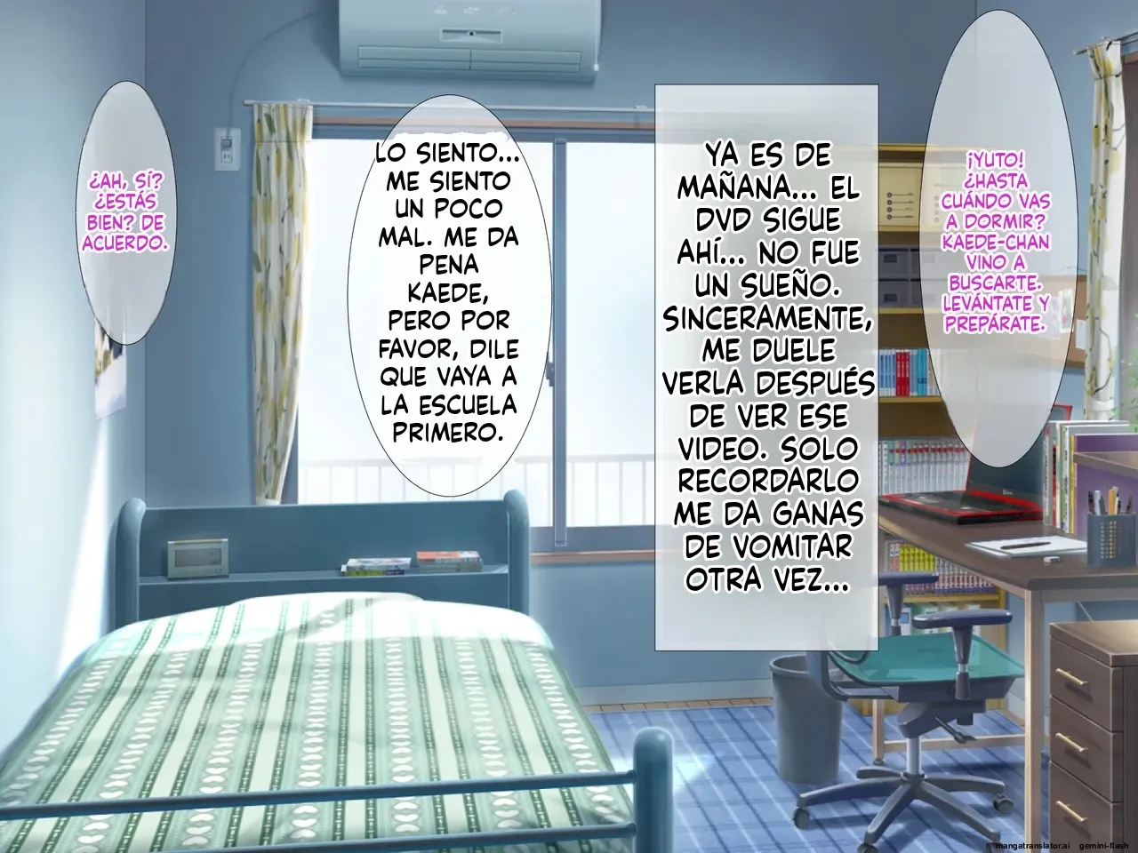 [BLACK FORCE] Daisuki na Osananajimi no Ryoujoku Netorare Video Letter | La videocarta de humillación y NTR de mi querida amiga de la infancia [Spanish] [MTL] image number 30