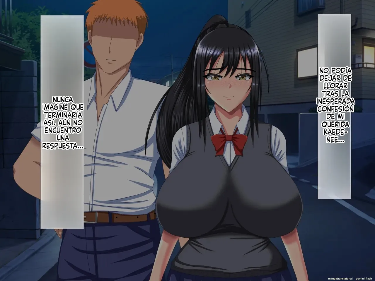 [BLACK FORCE] Daisuki na Osananajimi no Ryoujoku Netorare Video Letter | La videocarta de humillación y NTR de mi querida amiga de la infancia [Spanish] [MTL] image number 87