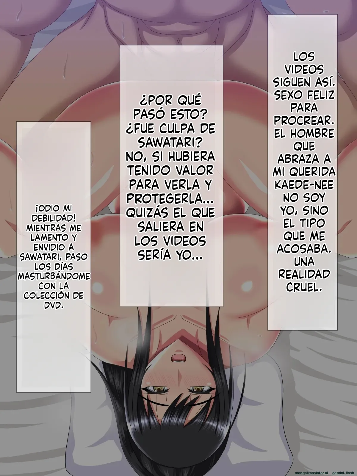 [BLACK FORCE] Daisuki na Osananajimi no Ryoujoku Netorare Video Letter | La videocarta de humillación y NTR de mi querida amiga de la infancia [Spanish] [MTL] image number 101