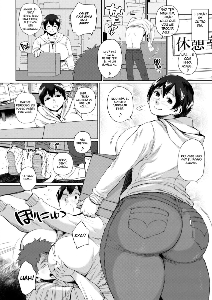 [Muronaga Chaashuu] Onegai Shite mo Ii? (COMIC Shitsurakuten 2021-01) [Portuguese-BR] [Sugiora] [Digital] image number 4