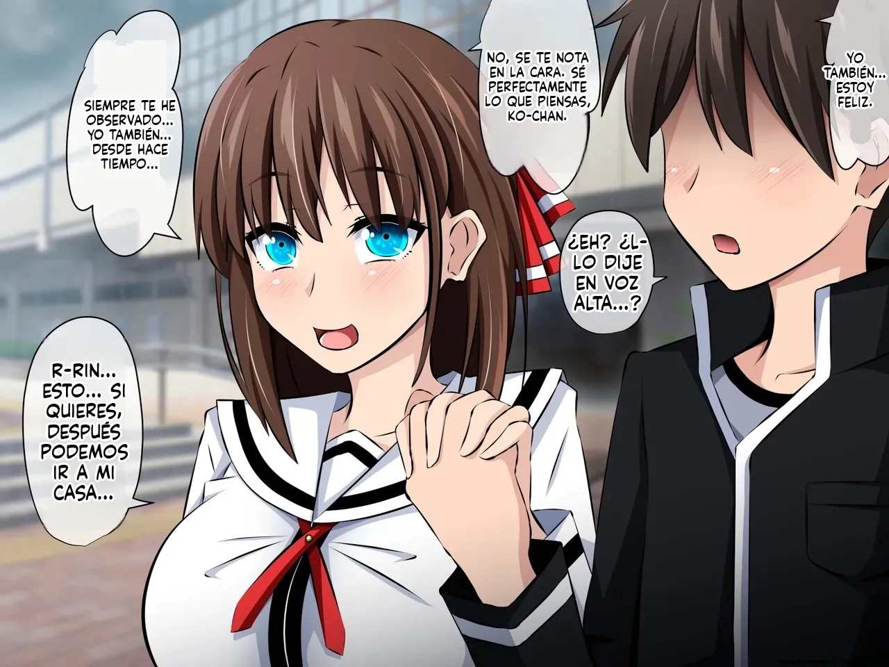 Boku to Kanojo no Netorare Kousai Kyouiku Zenpen ~Taisetsu na Kanojo ga Saimin Oji-san ni Ubawareru (Spanish) MTL 4eme image