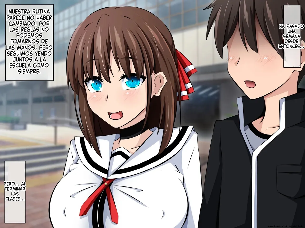 Boku to Kanojo no Netorare Kousai Kyouiku Zenpen ~Taisetsu na Kanojo ga Saimin Oji-san ni Ubawareru (Spanish) MTL 31eme image