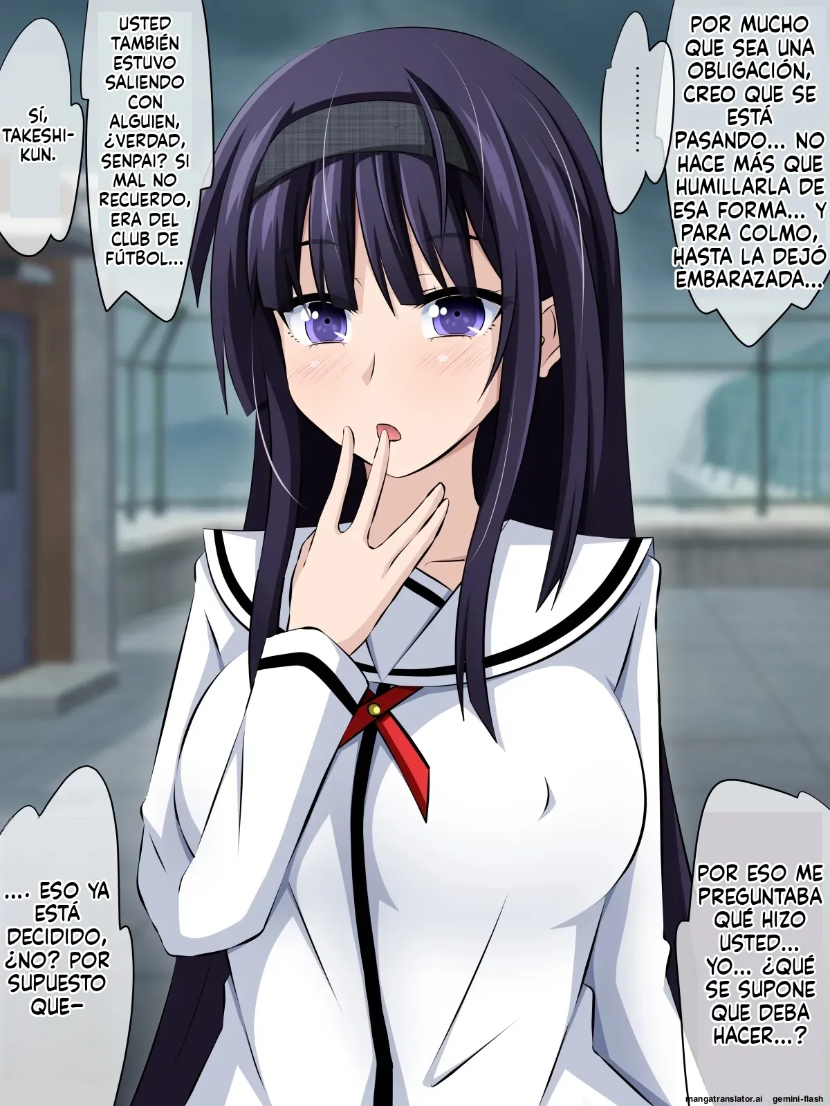 Boku to Kanojo no Netorare Kousai Kyouiku Zenpen ~Taisetsu na Kanojo ga Saimin Oji-san ni Ubawareru (Spanish) MTL 65eme image