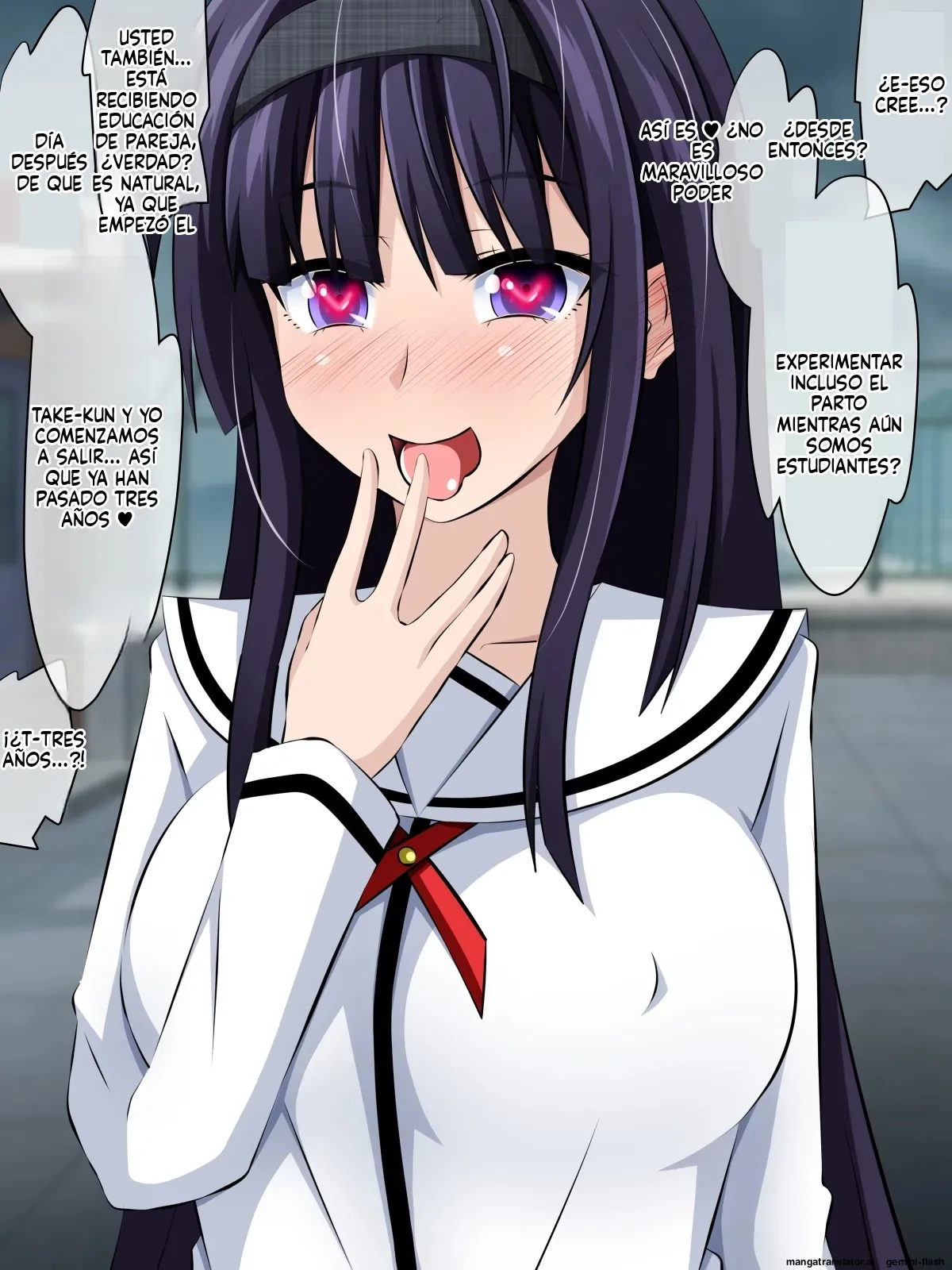 Boku to Kanojo no Netorare Kousai Kyouiku Zenpen ~Taisetsu na Kanojo ga Saimin Oji-san ni Ubawareru (Spanish) MTL 67eme image