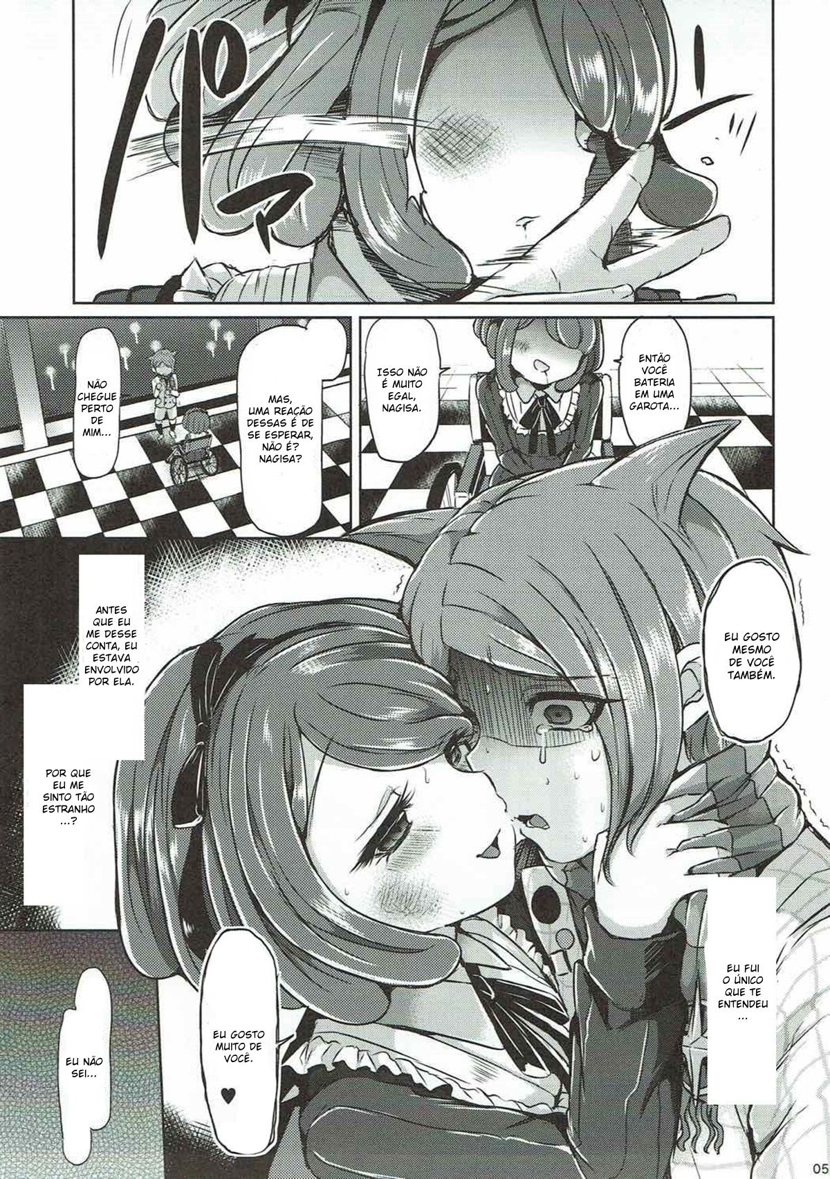 (C87) [ZUZUZU (Kamiya Zuzu)] (This is Not)Love Song (Danganronpa) [Portuguese-BR] [Mundo Hentai] image number 4