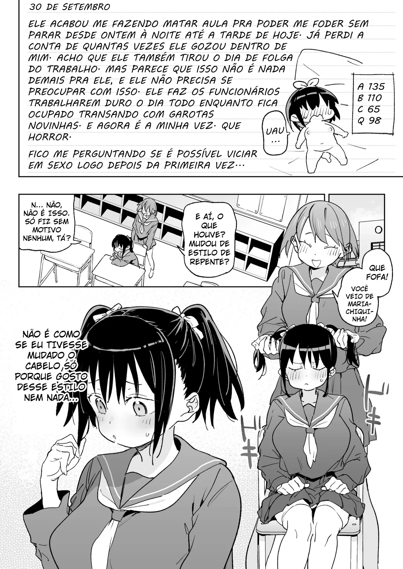 [Meshikutteneru. (Atage)] 11-gatsu 28-kai Atarashii Papa no Mono ni Narimashita. [Portuguese-BR] [Digital] image number 19