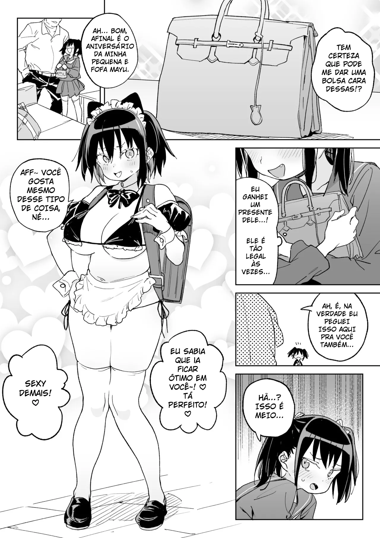 [Meshikutteneru. (Atage)] 11-gatsu 28-kai Atarashii Papa no Mono ni Narimashita. [Portuguese-BR] [Digital] image number 23