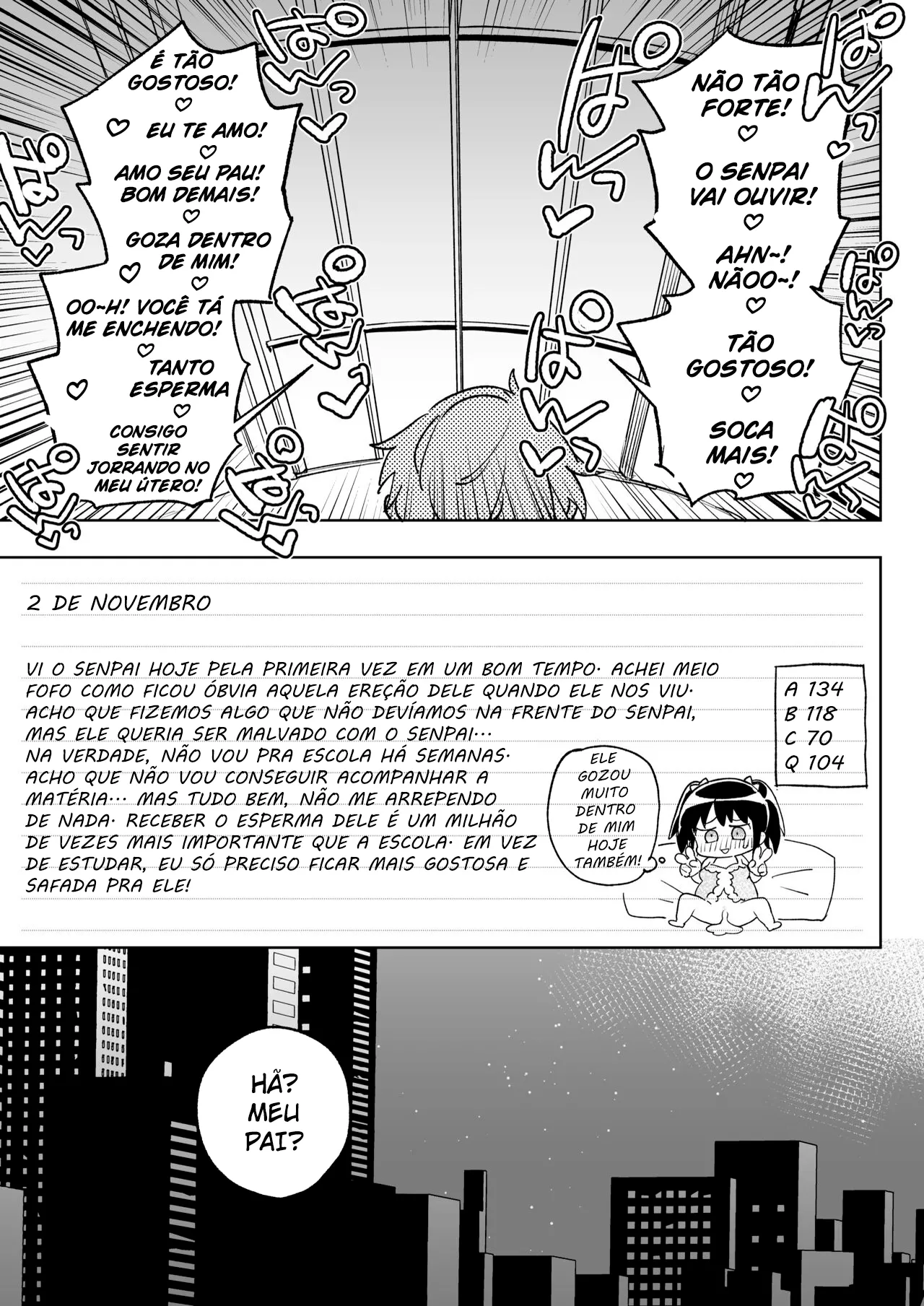 [Meshikutteneru. (Atage)] 11-gatsu 28-kai Atarashii Papa no Mono ni Narimashita. [Portuguese-BR] [Digital] image number 30