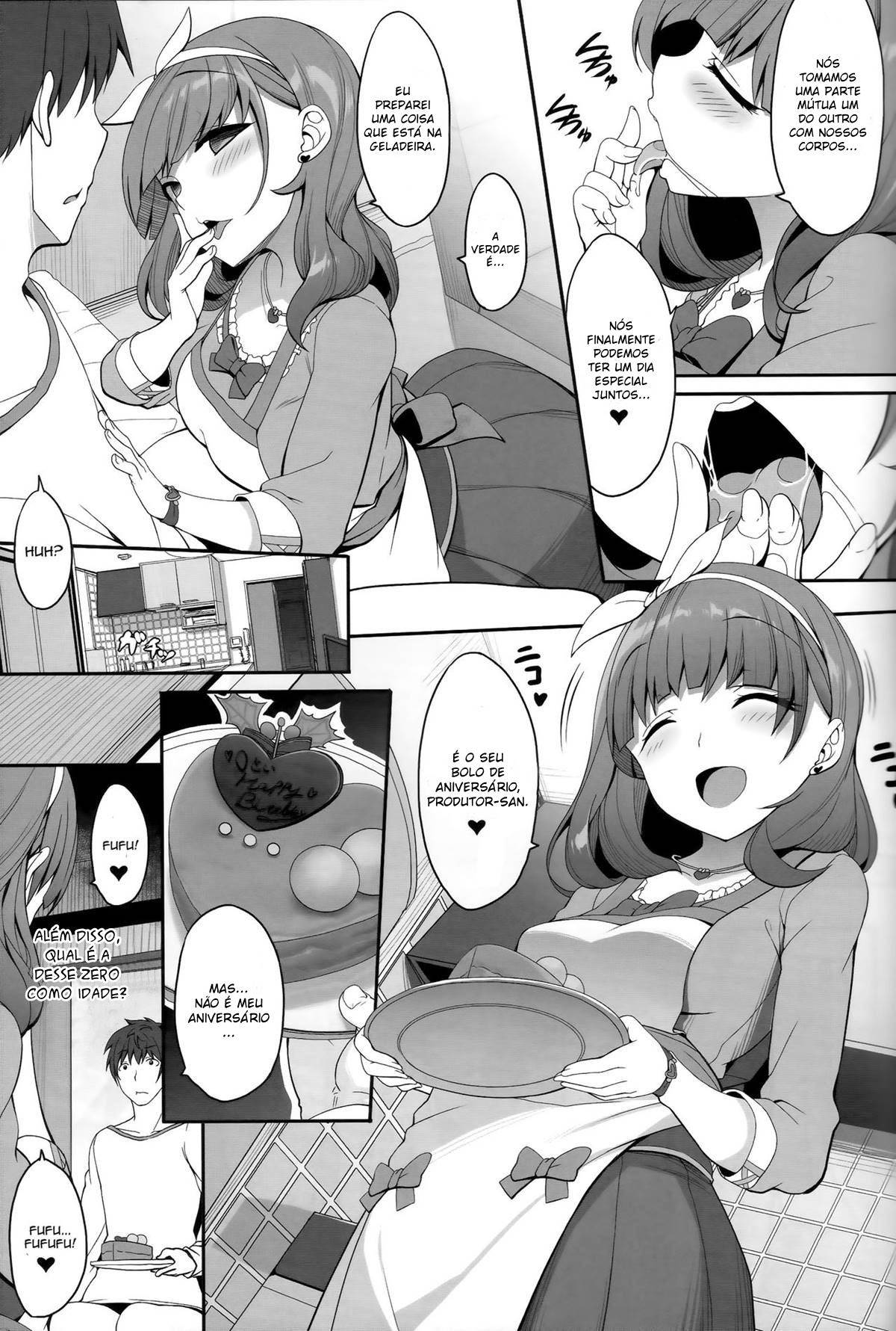 (C93) [Kirintei (Kirin Kakeru, Kouri)] Gochisousama wa Kikoenai (THE IDOLM@STER CINDERELLA GIRLS) [Portuguese-BR] [Mundo Hentai] image number 10