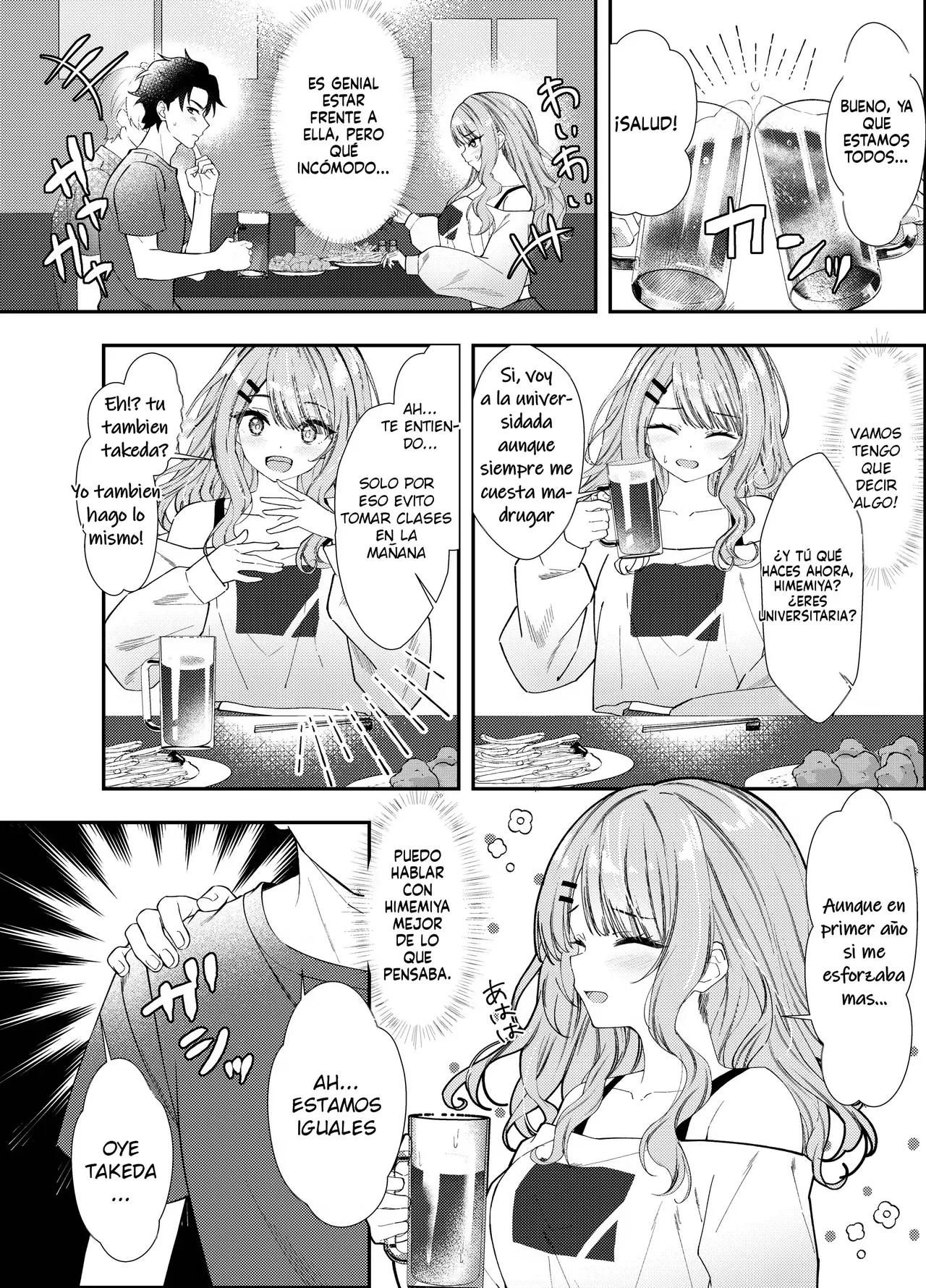 [Munimuni Uninigiri (Sazanami Wasabi)] Dousoukai de Saikai shita Ano Ko to Namahame H｜Sexo Sin Protección con la Chica que Me Gustabaen Mi Reencuentro de la Secundaria H [Spanish] [Me Banearon x P3NDEJ0] 图片编号 5