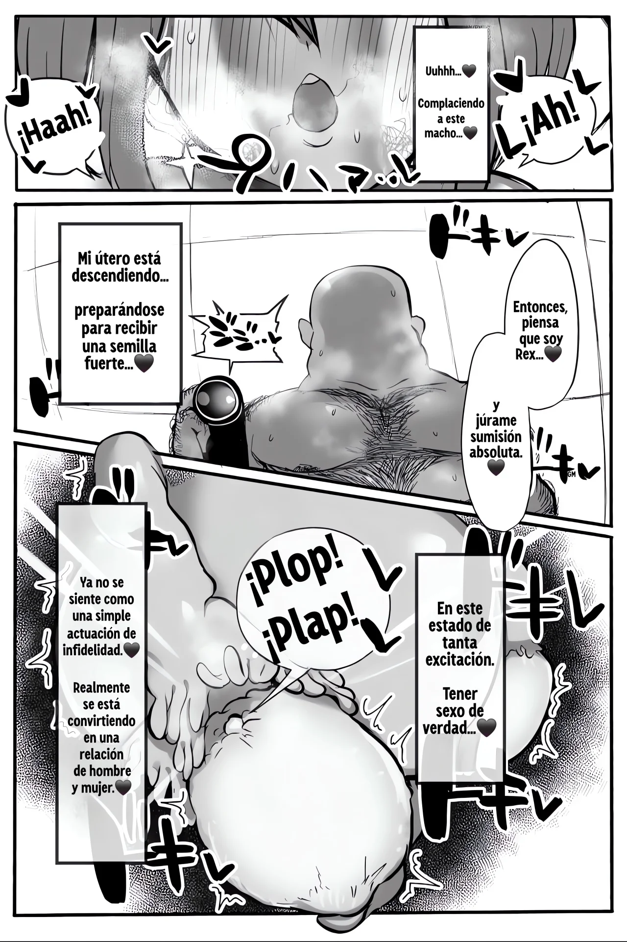 [Kogomedou (Hijiri Kogome)] Homura to Kitanai Oji-san Netorase Takuran Koubi｜Pyra y el viejo asqueroso׃ Impregnación por apareamiento NTR (Xenoblade Chronicles 2) [Spanish] [Orzel Legacy] [Digital] image number 12