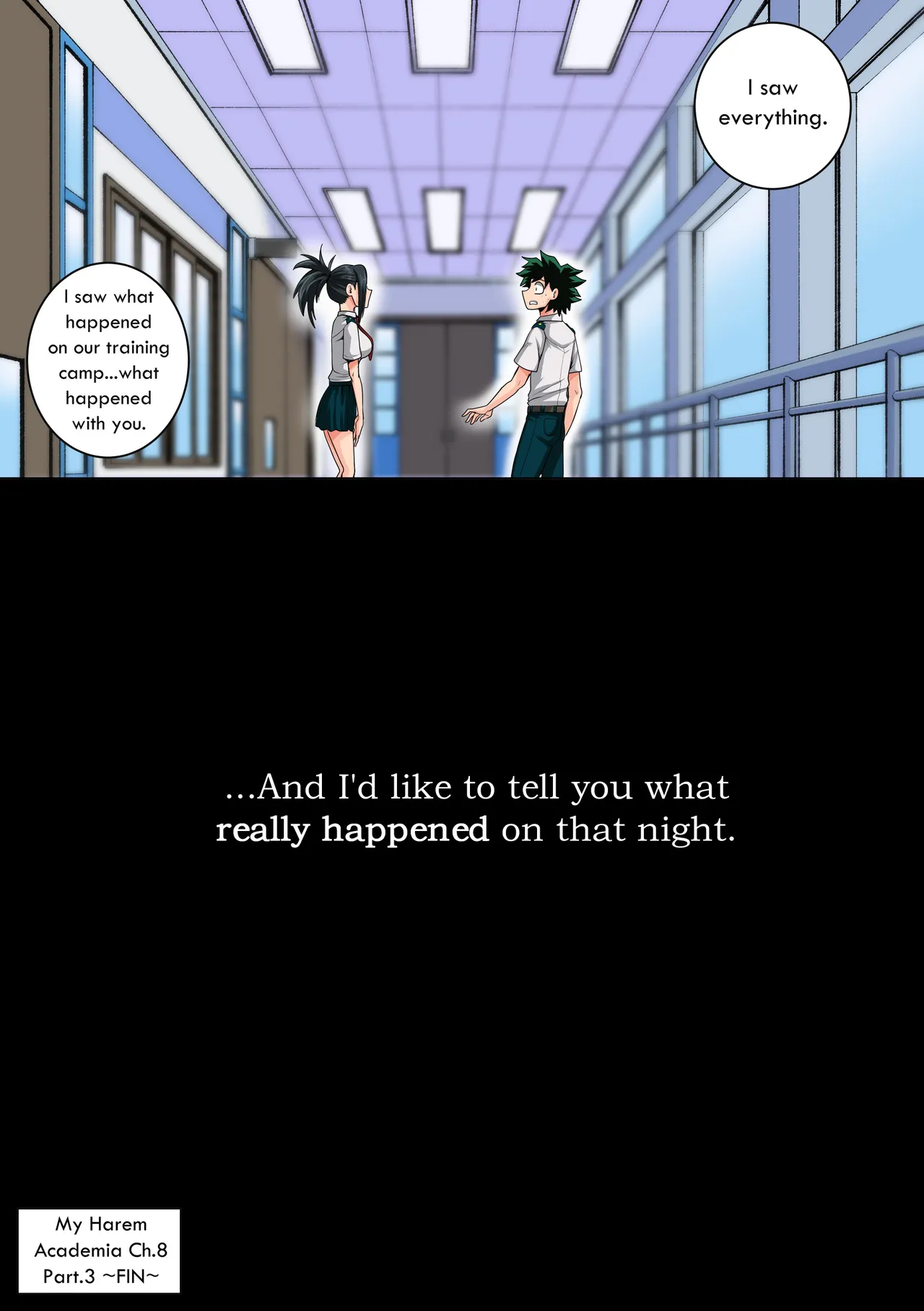 My Harem Academia Chapter 8 Part 3 Breaking into a broken heart изображение № 1