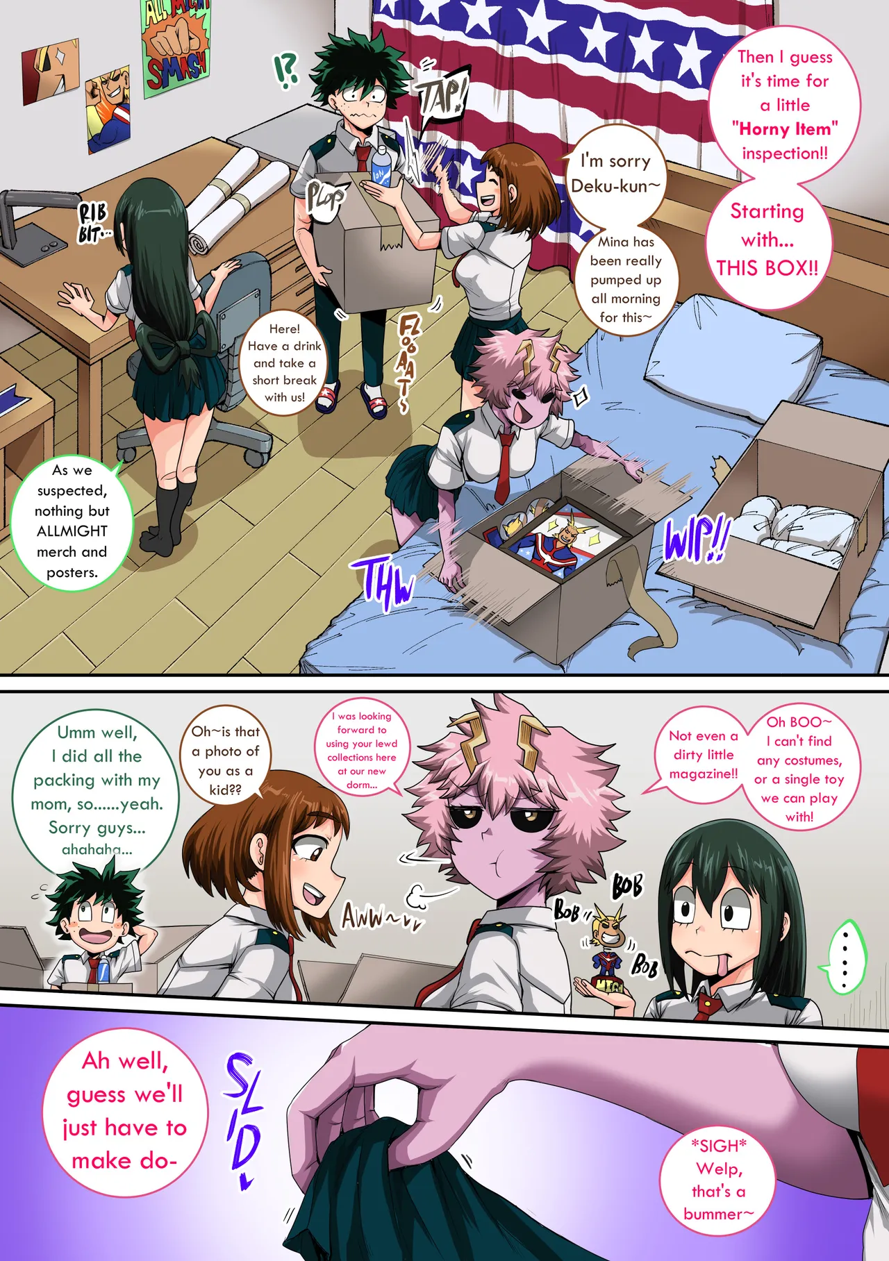 My Harem Academia Chapter 8 Part 3 Breaking into a broken heart изображение № 15