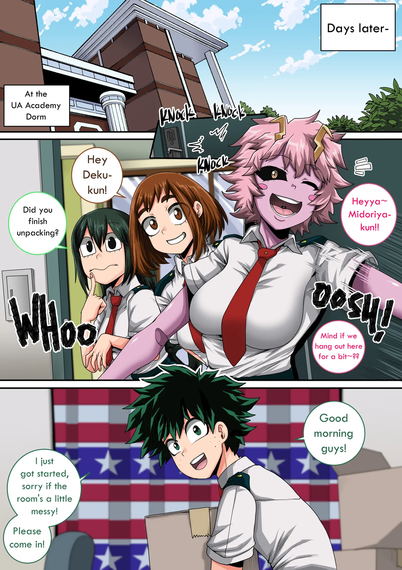My Harem Academia Chapter 8 Part 3 Breaking into a broken heart изображение № 16