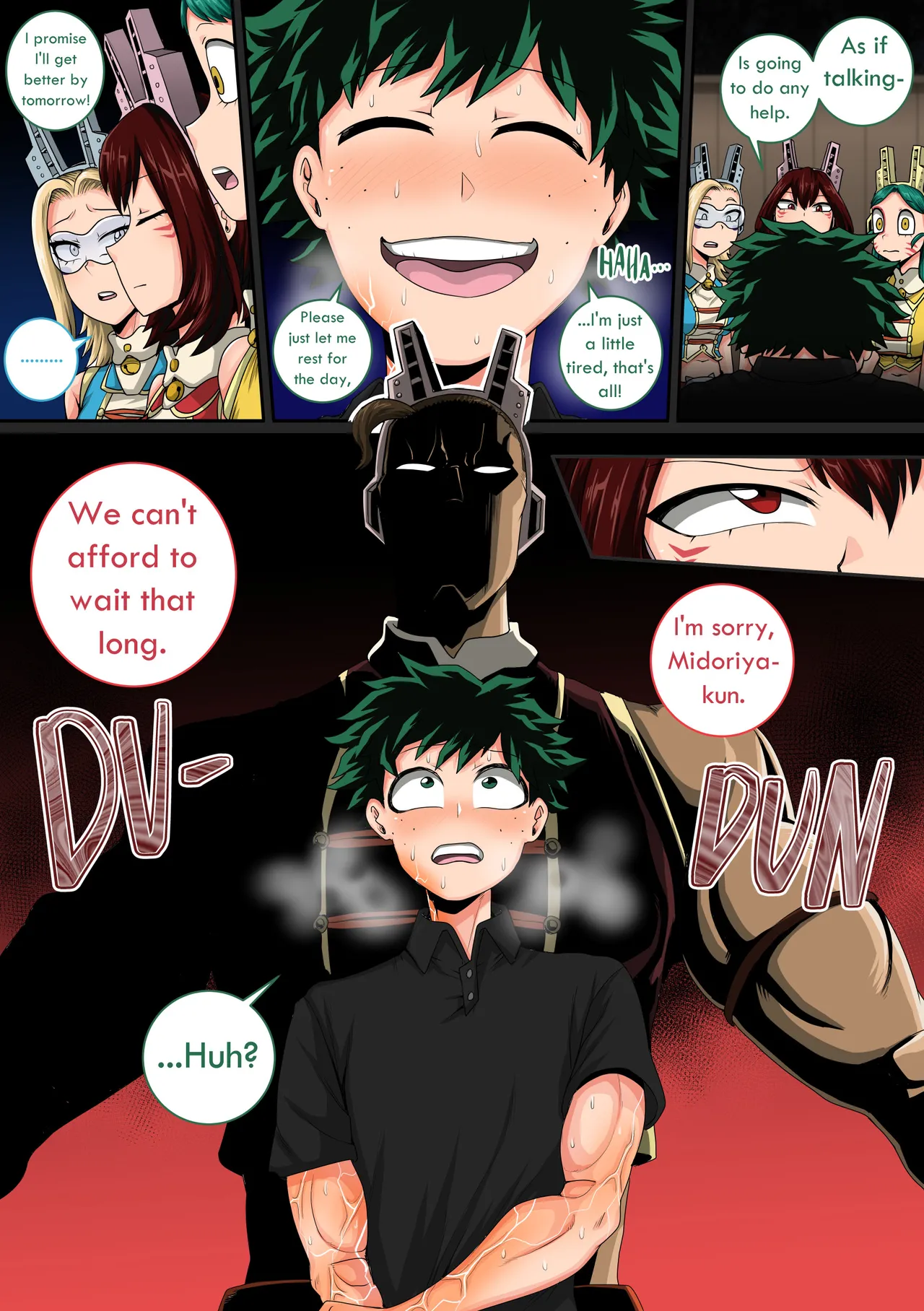My Harem Academia Chapter 8 Part 3 Breaking into a broken heart изображение № 118