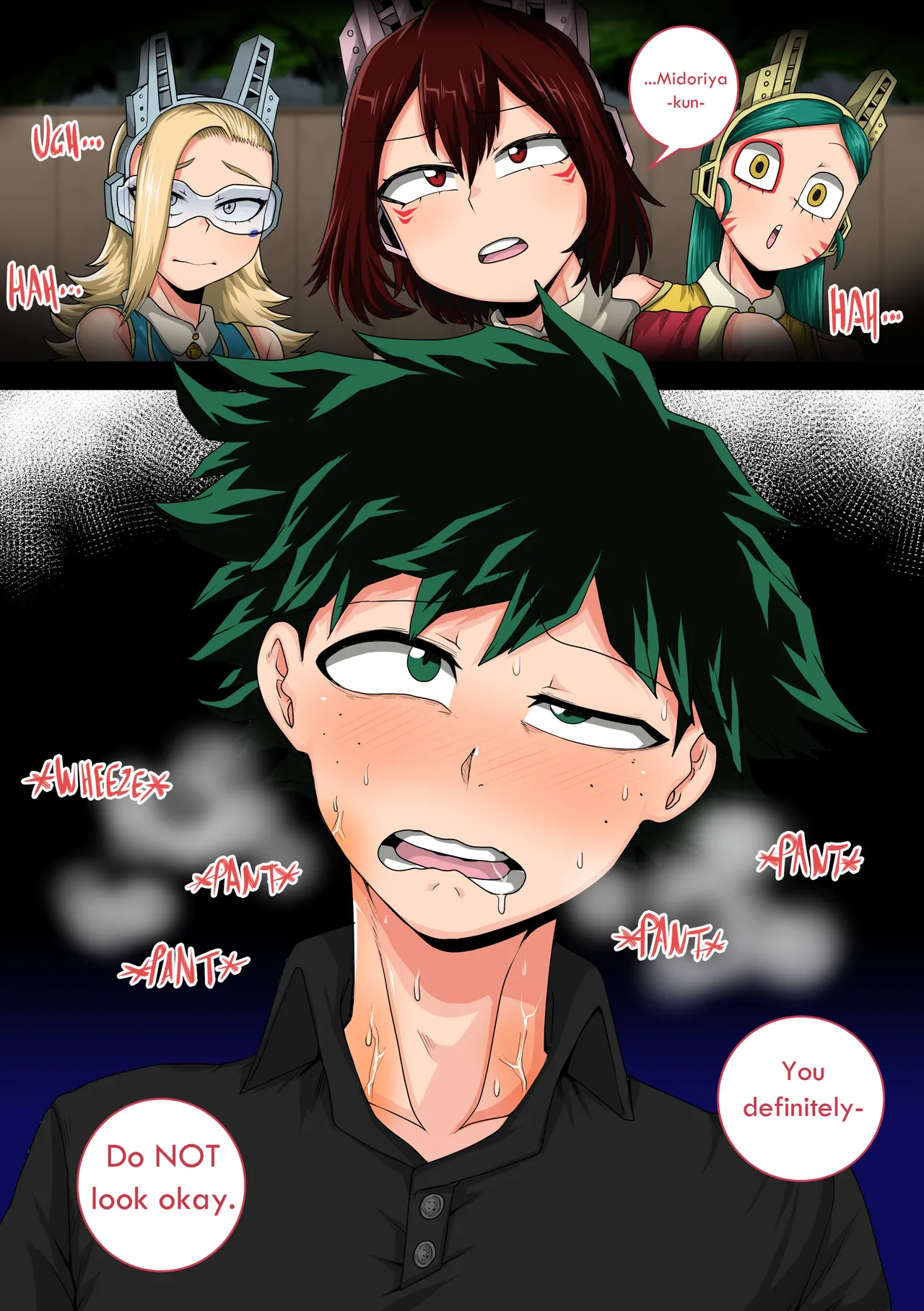 My Harem Academia Chapter 8 Part 3 Breaking into a broken heart изображение № 120