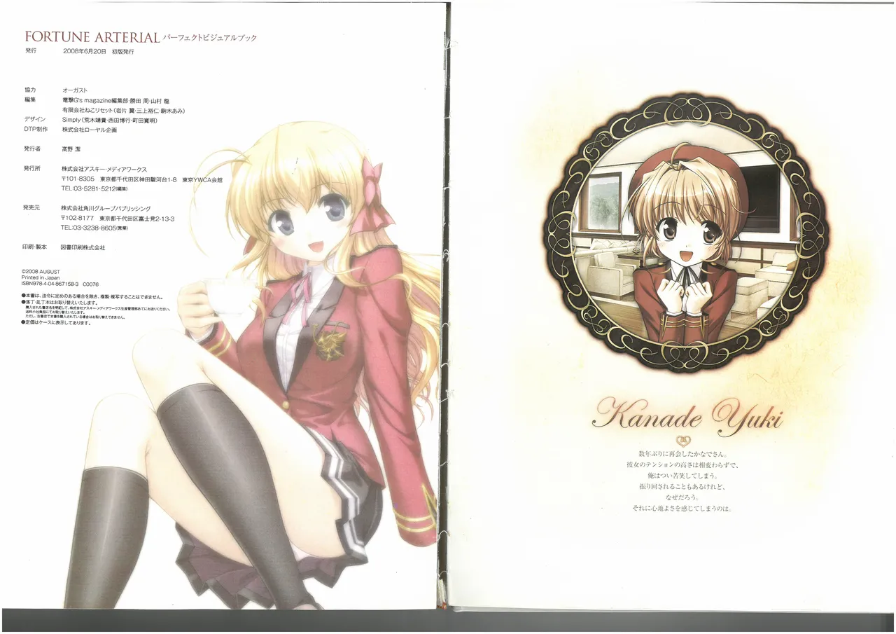 FORTUNE ARTERIAL PERFECT VISUAL BOOK 图片编号 67