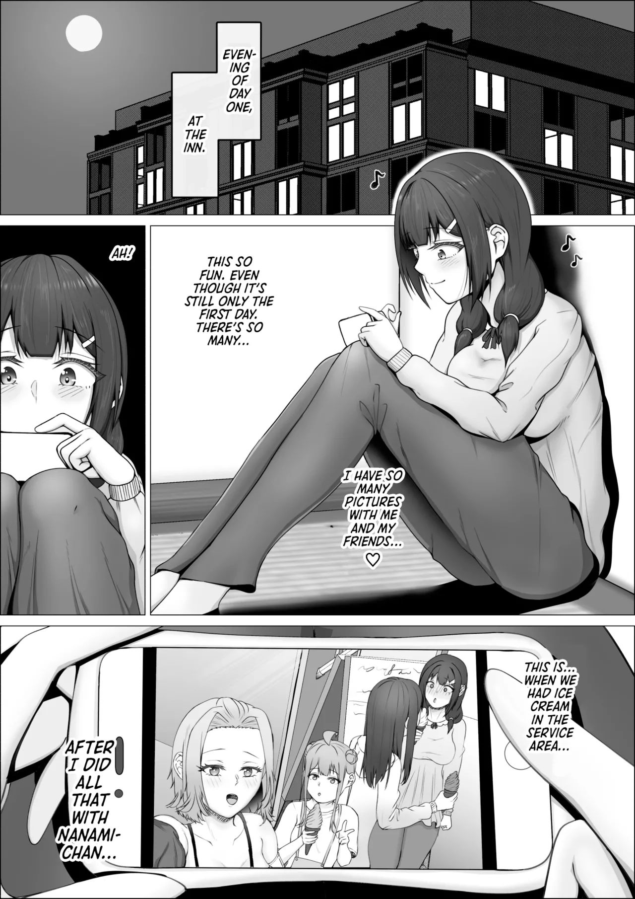 [shikiniki] When The Gals In My Class Found Out That I Was A Futanari, They Started Freaking Out. #2 Erina and Momo Double Blowjob Bathhouse Edition [English] [Morally Bankrupt Wizard Translations] 2eme image