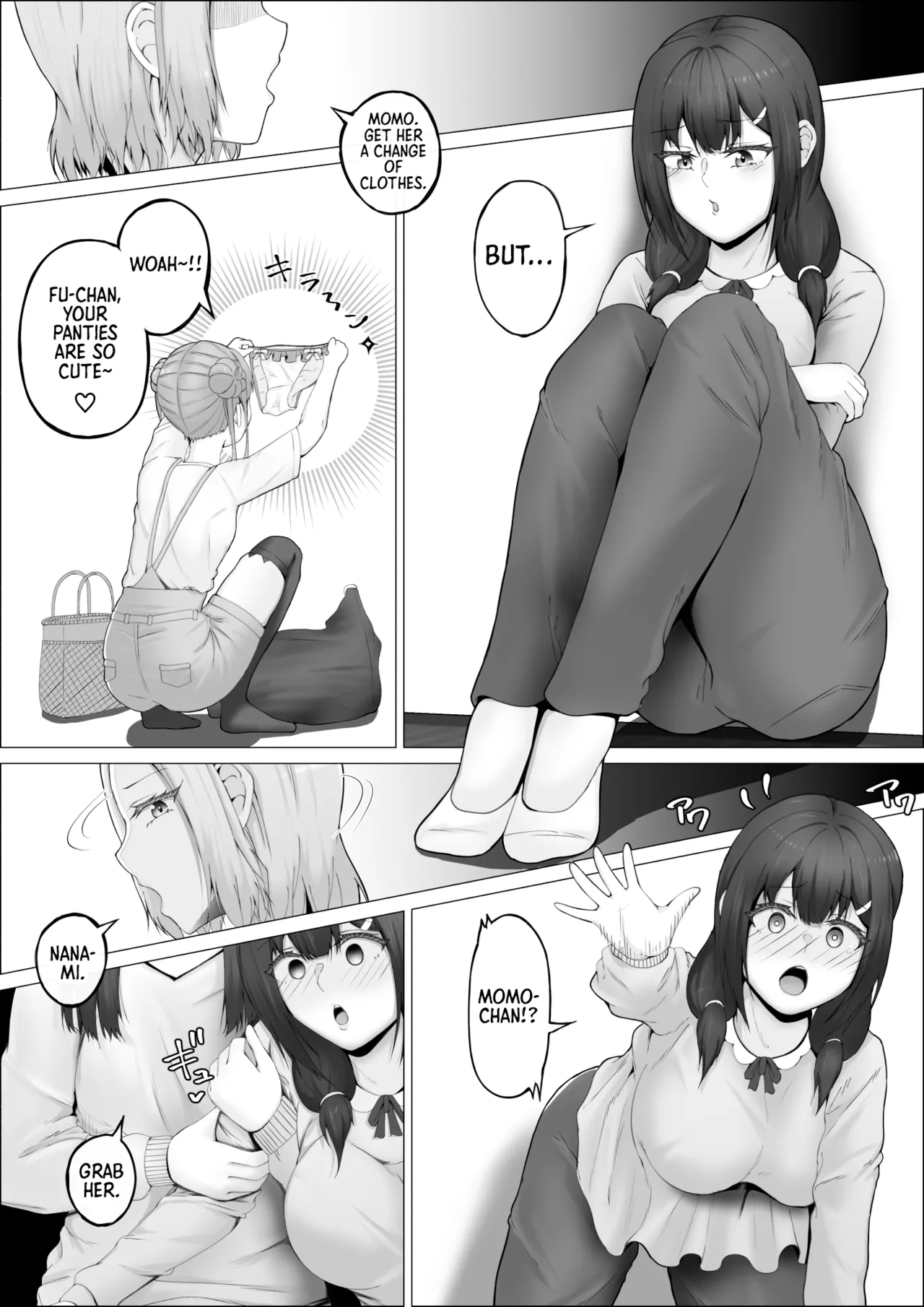 [shikiniki] When The Gals In My Class Found Out That I Was A Futanari, They Started Freaking Out. #2 Erina and Momo Double Blowjob Bathhouse Edition [English] [Morally Bankrupt Wizard Translations] 5eme image