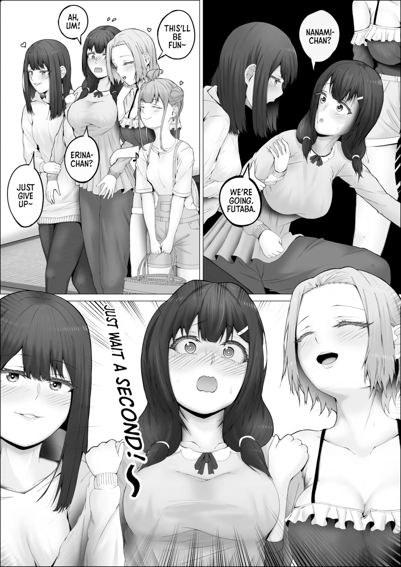 [shikiniki] When The Gals In My Class Found Out That I Was A Futanari, They Started Freaking Out. #2 Erina and Momo Double Blowjob Bathhouse Edition [English] [Morally Bankrupt Wizard Translations] 6eme image
