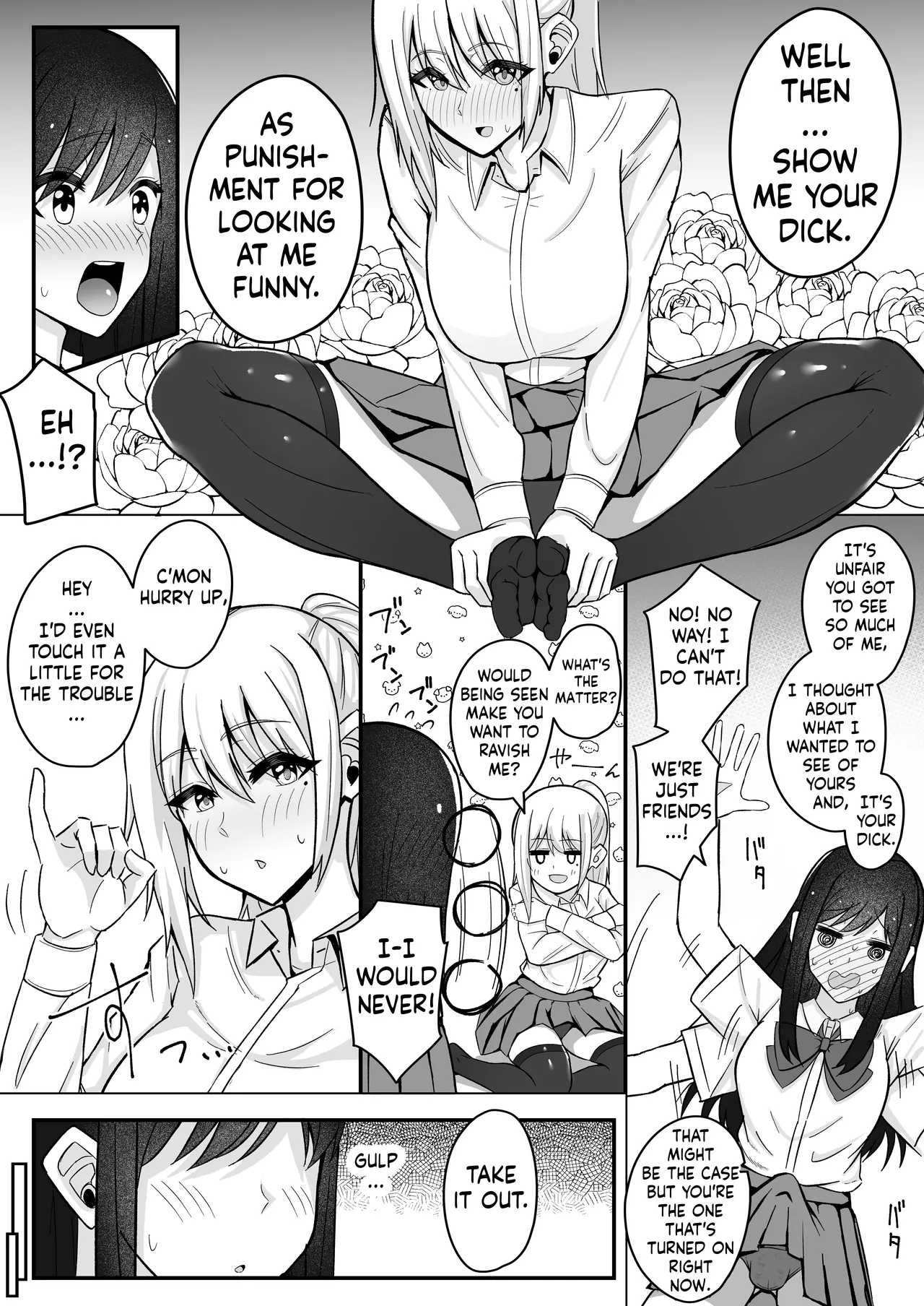 [Sao Otome Gakuen Kouhoubu (Fureshika)] Muttsuri Futanari-chan wa Tomodachi ni Yokujou shiteru!  [English] [ushirotranslations] 画像番号 10