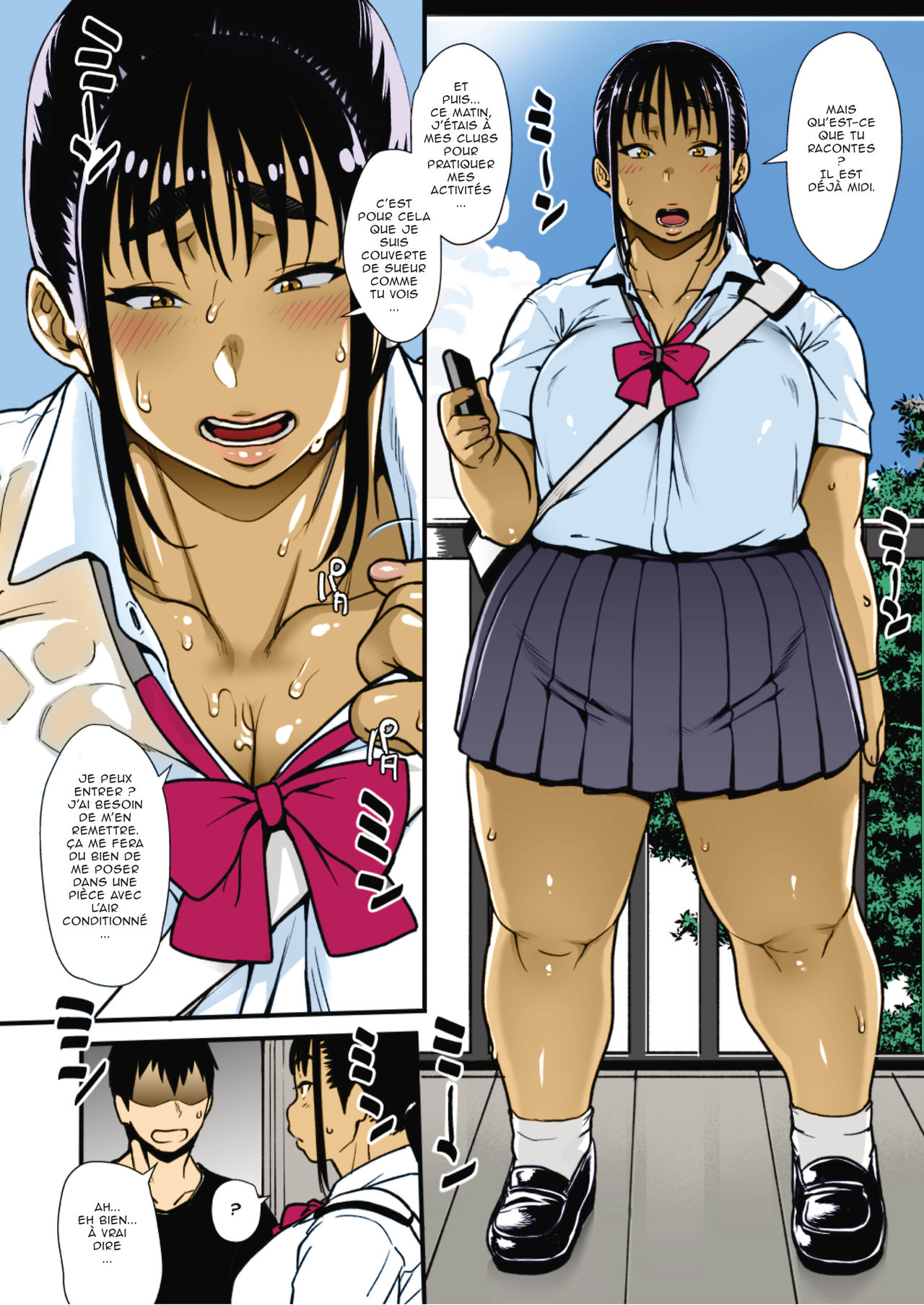 [ROJIURA JACK (Jun)] Natsu no Senpai no Oshiri* [French] [OS] [Colorized] [Decensored] [Digital] image number 3