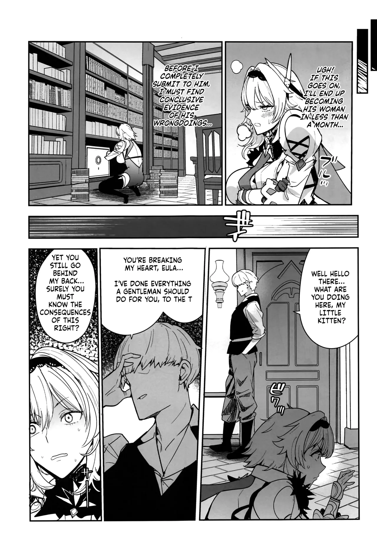 (C101) [AMAYADORI+ (Harenochiame)] Eula no Konin | Eula's Wedding (Genshin Impact) [English] [ReinaRepublic] image number 15