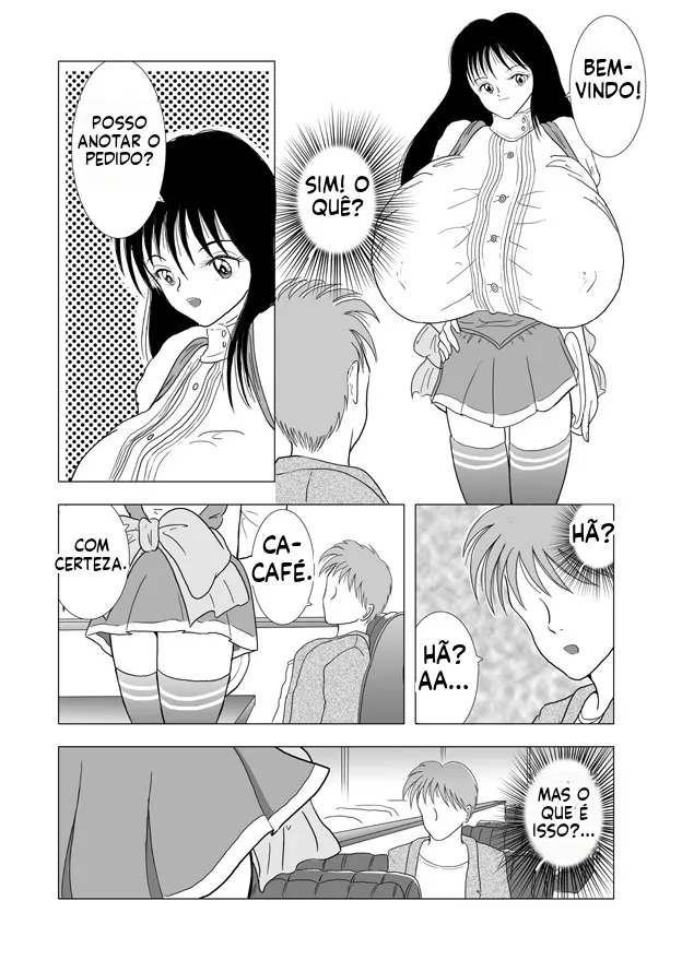 [Sakuraba Jouichirou] Chounyuu Shoujo Rikako-chan | Hyper Breast Girl Rikako-chan [Portuguese-BR] Bildnummer 6