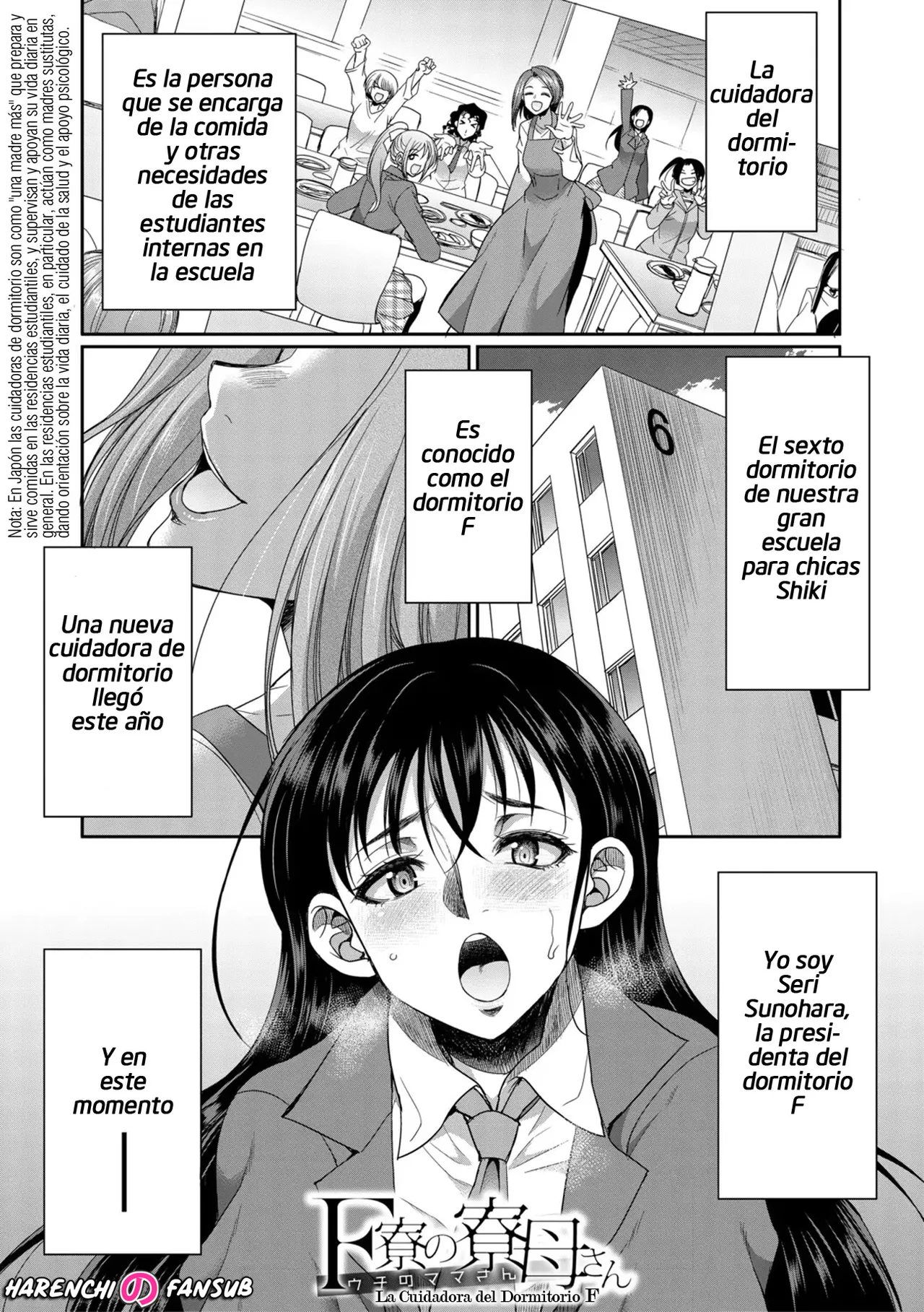 [Gekka Kaguya] Futanari Joshi Kousei wa Ryoubo-san to...♥ (Chap. 1)| Colegialas Futanari...♥ a su Cuidadora de Dormitorio (Cap.1) [Spanish] [Decensored] [Digital] [Harenchi no Fansub] Bildnummer 1