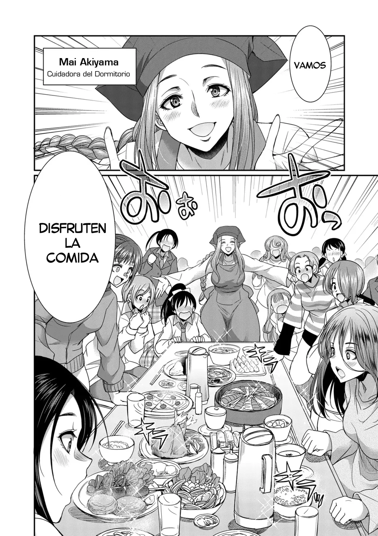 [Gekka Kaguya] Futanari Joshi Kousei wa Ryoubo-san to...♥ (Chap. 1)| Colegialas Futanari...♥ a su Cuidadora de Dormitorio (Cap.1) [Spanish] [Decensored] [Digital] [Harenchi no Fansub] Bildnummer 4